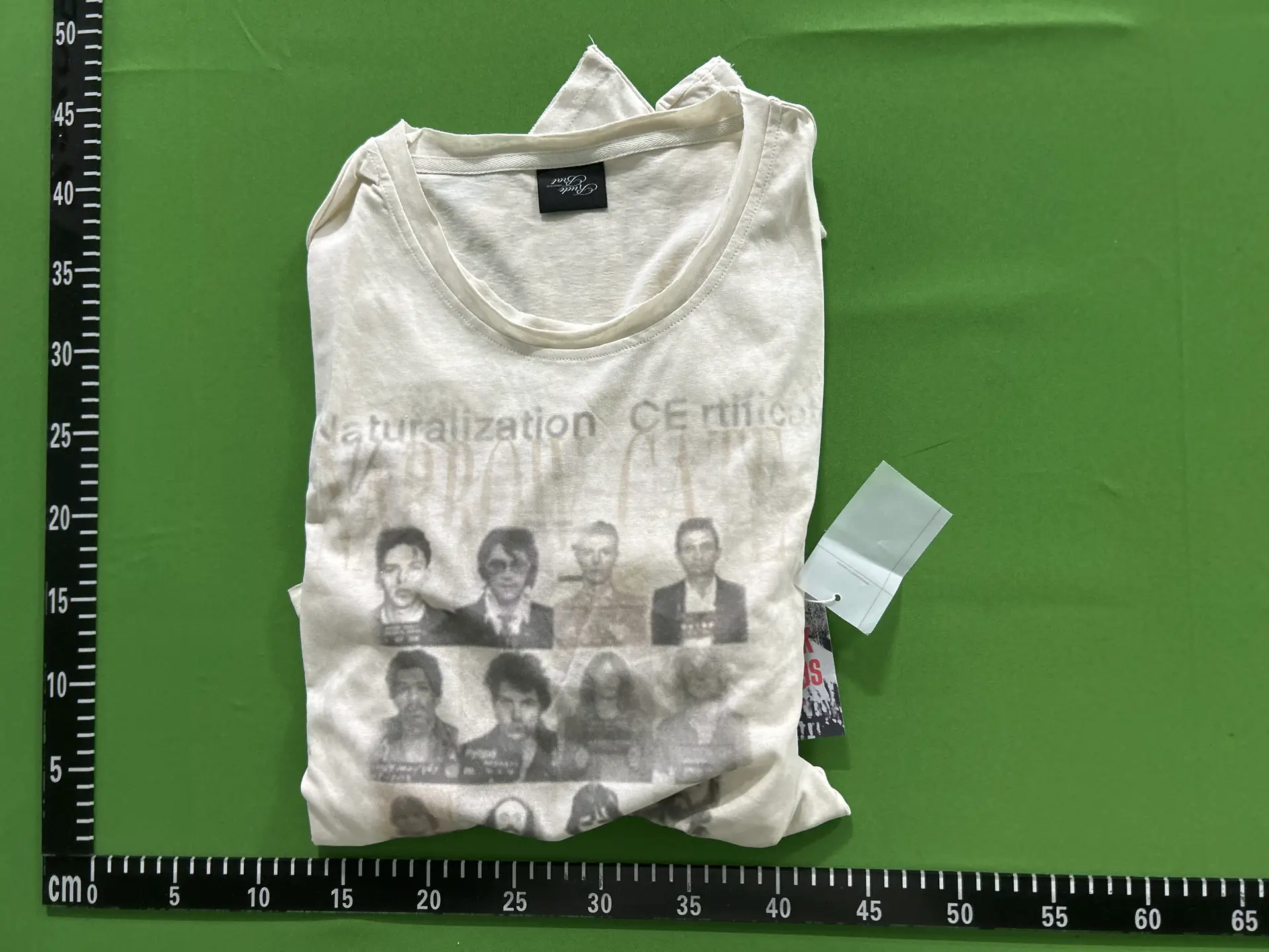 No E mosen * Micro transparent snowflake cotton rock wanted criminal print curved knife street long sleeved t-shirt