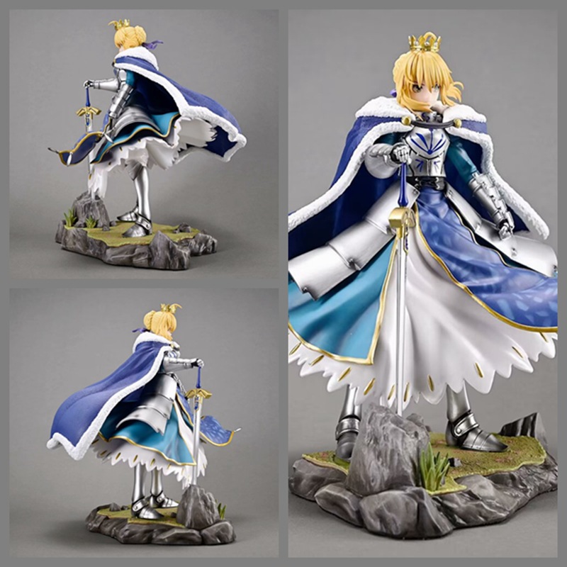Wolf Anime Night of Destiny Fate Altoli Ya King Hesse Ba Water Riding Model Ornaments
