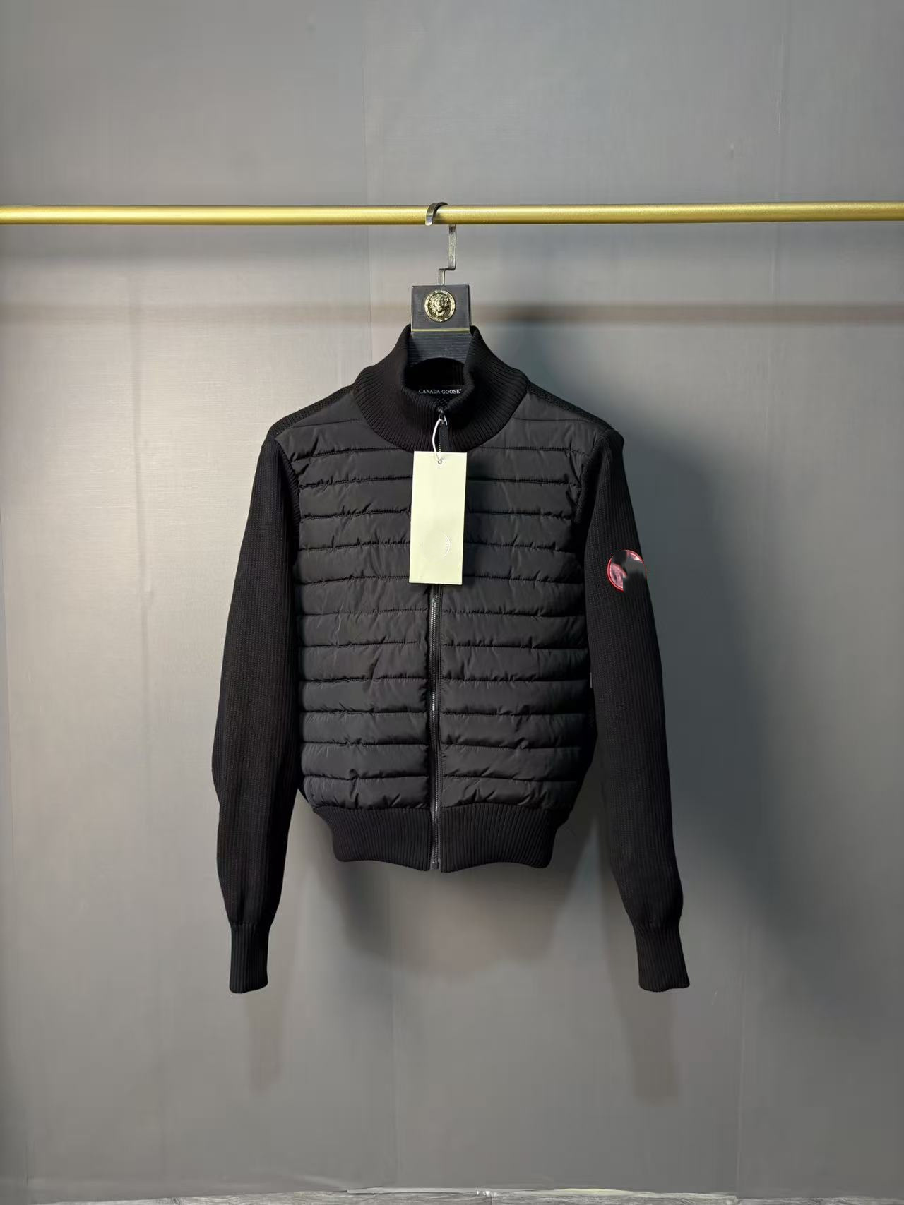 Da Wo Knitwear Men's Full Zip Lightweight down Knit Jacket, Canadian Style Thin Coat, Fashionable QC-foto från 1688 på Qualit.ly