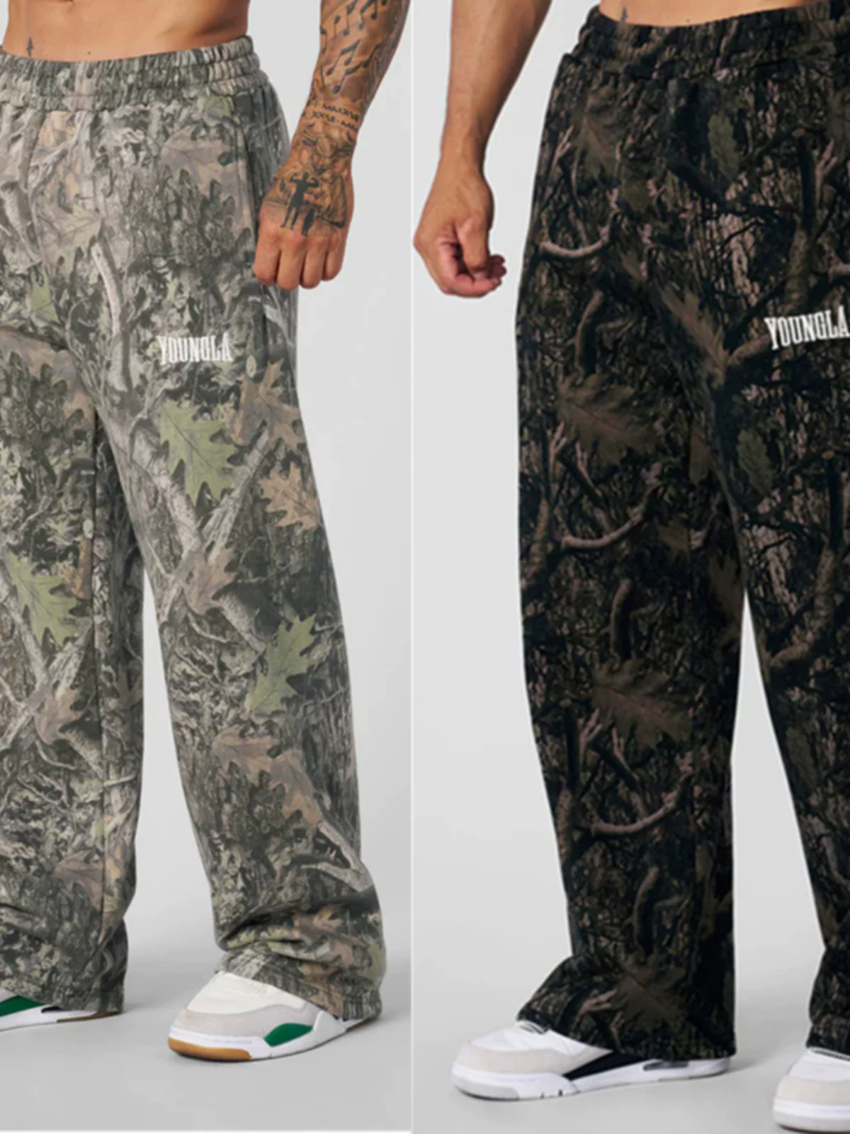 YOUNGLA Camouflage Sweatpants