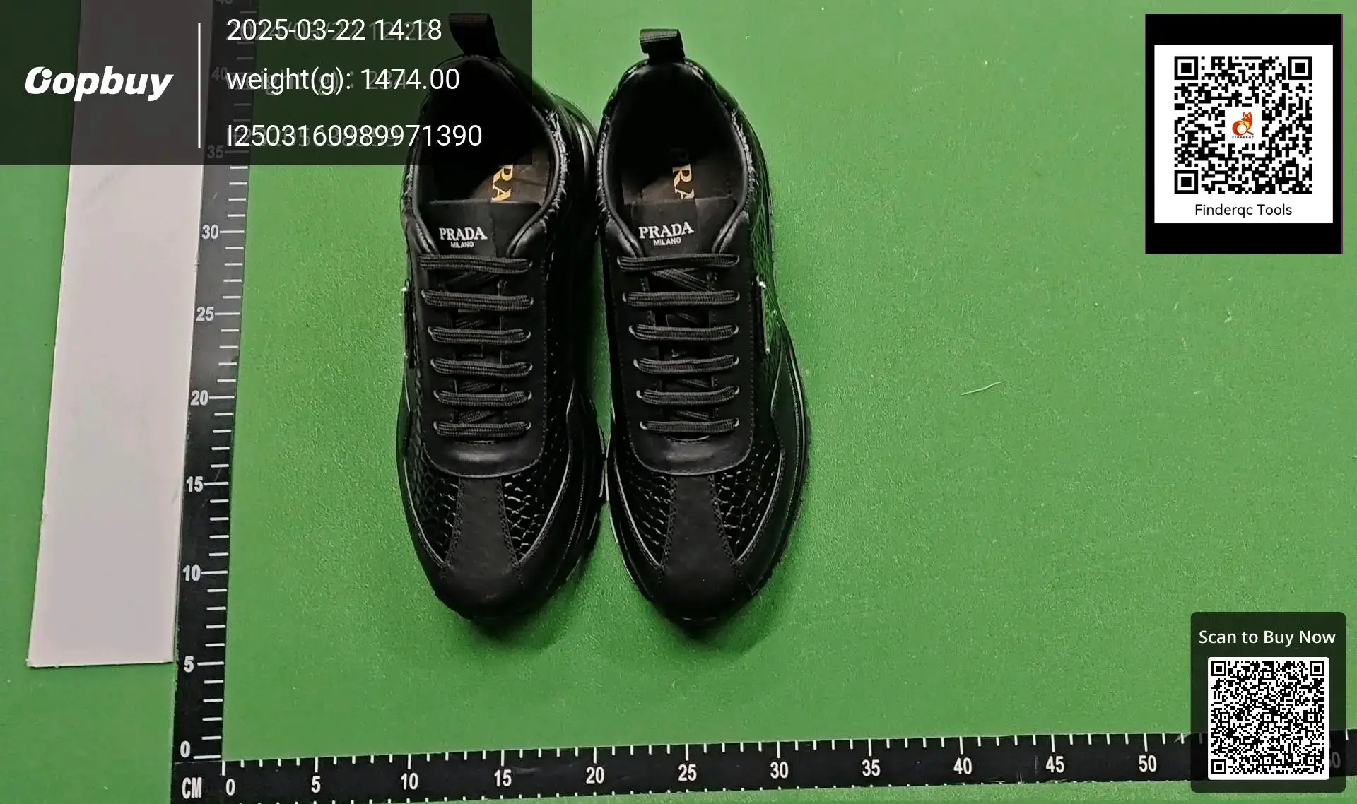 Prada Milano Black Sneakers