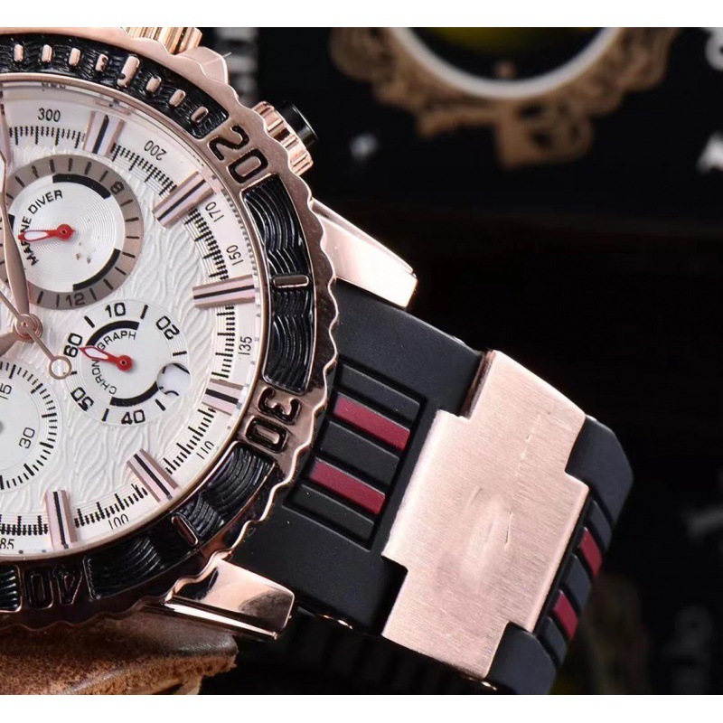 2021 cross-border men's business 6-pin full-function quartz watch factory source goods