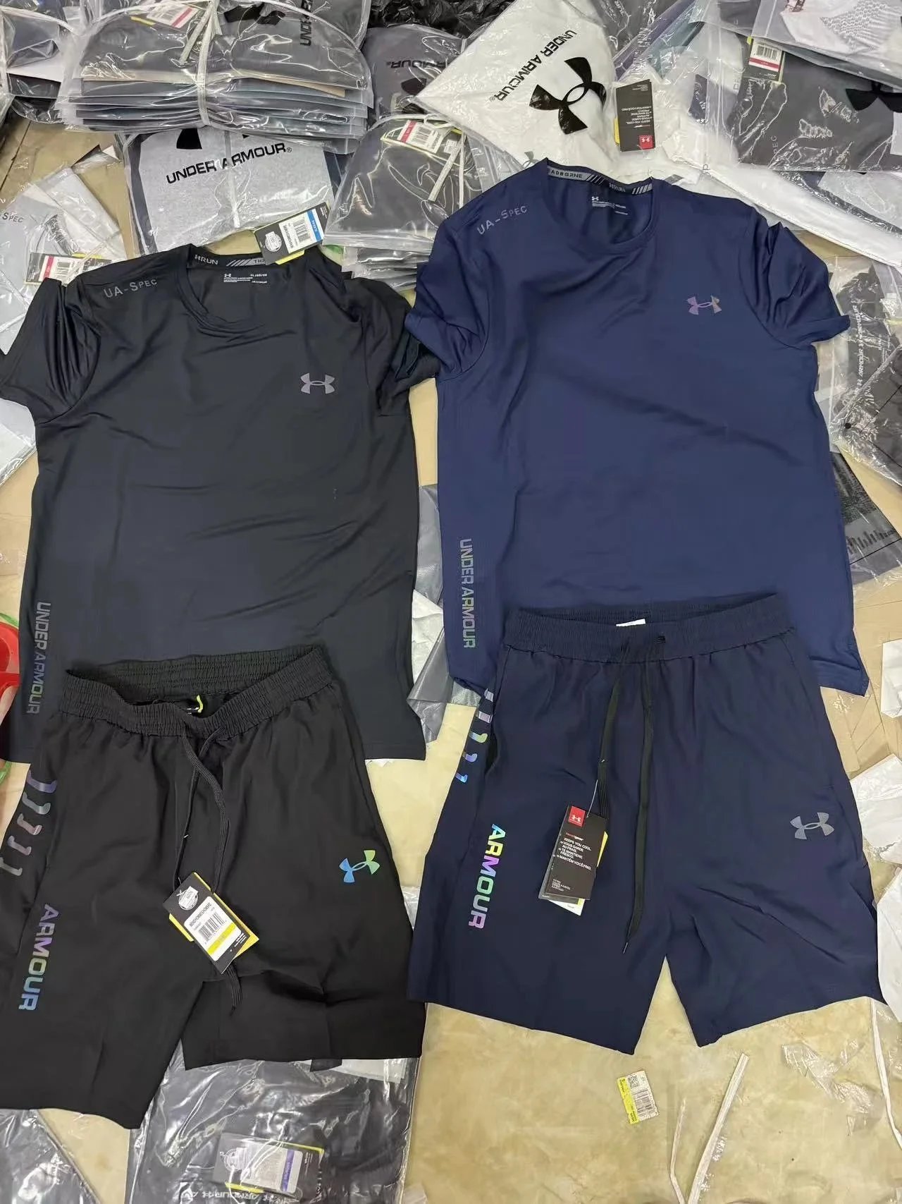 Under Armour UA-SPEC T-shirts and ARMOUR Shorts