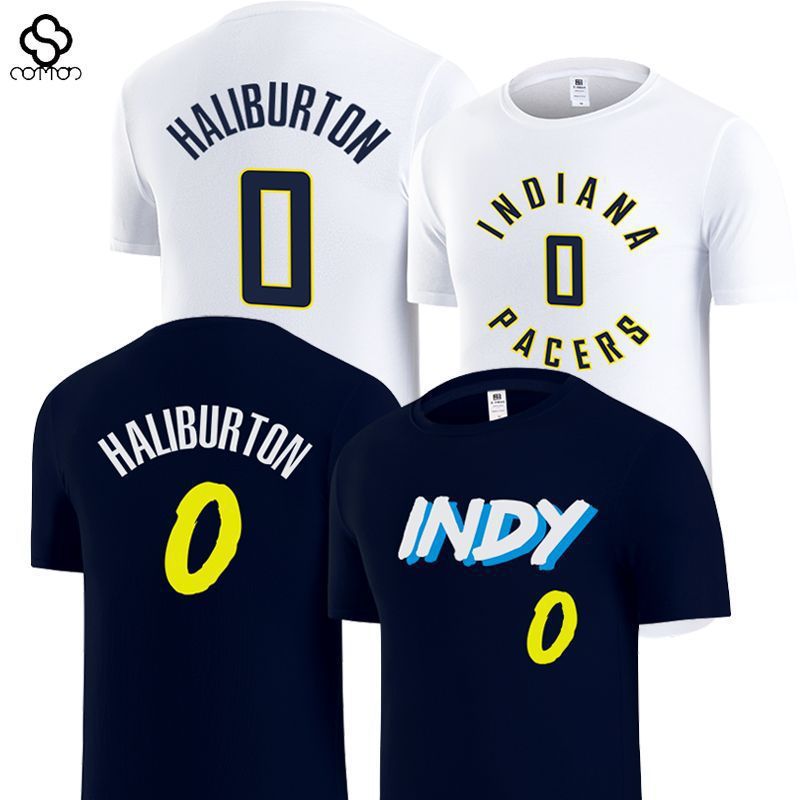 Halliburton No 0 Jersey Short-Sleeved T-Shirt Indiana City