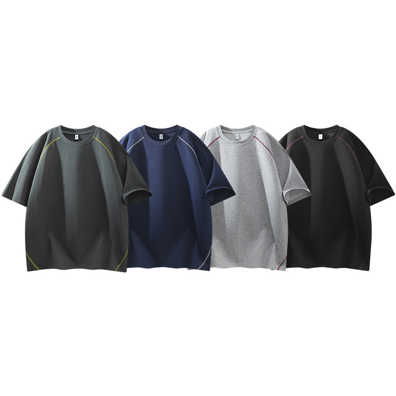 Plus-Size Round-Neck Short-Sleeve Unisex Summer Custom Trendy Brand Ice-Feel Loose Versatile Half-Sleeve Large Size T-Shirt for Men