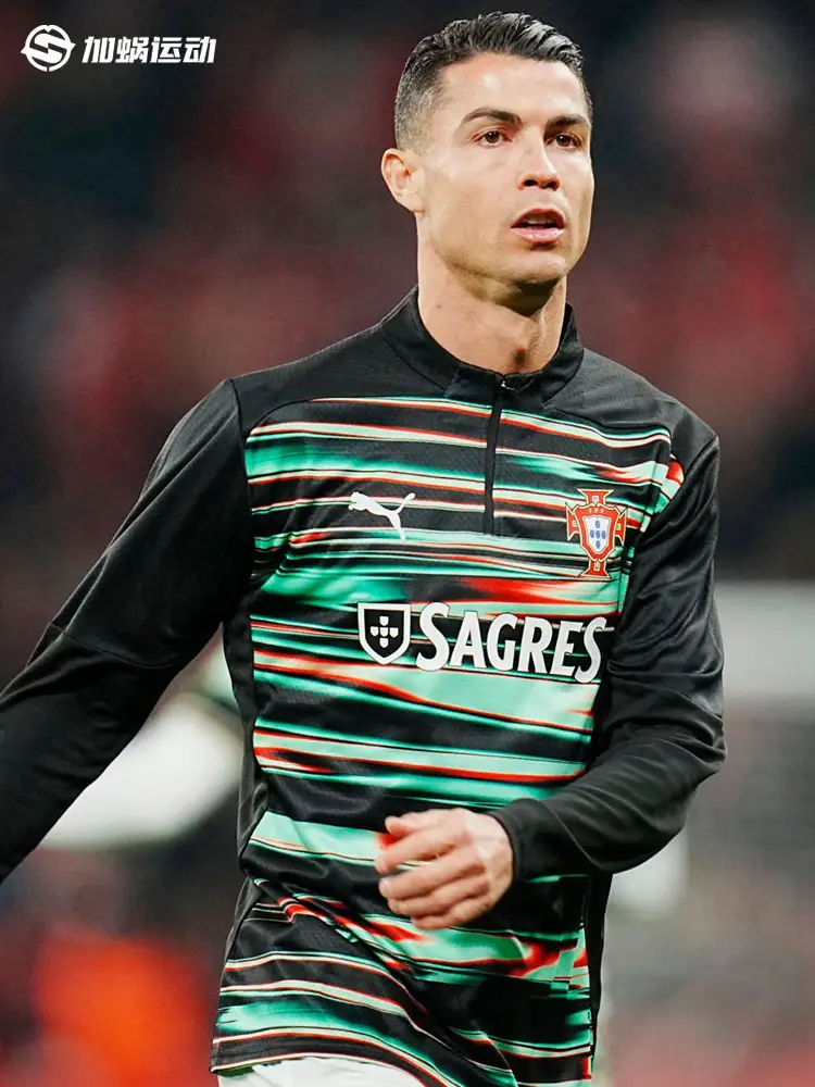 Sfs Puma 2025 Portugal Football Warm-Up Training Half Zipper Long sleeves loungewear 779545-18