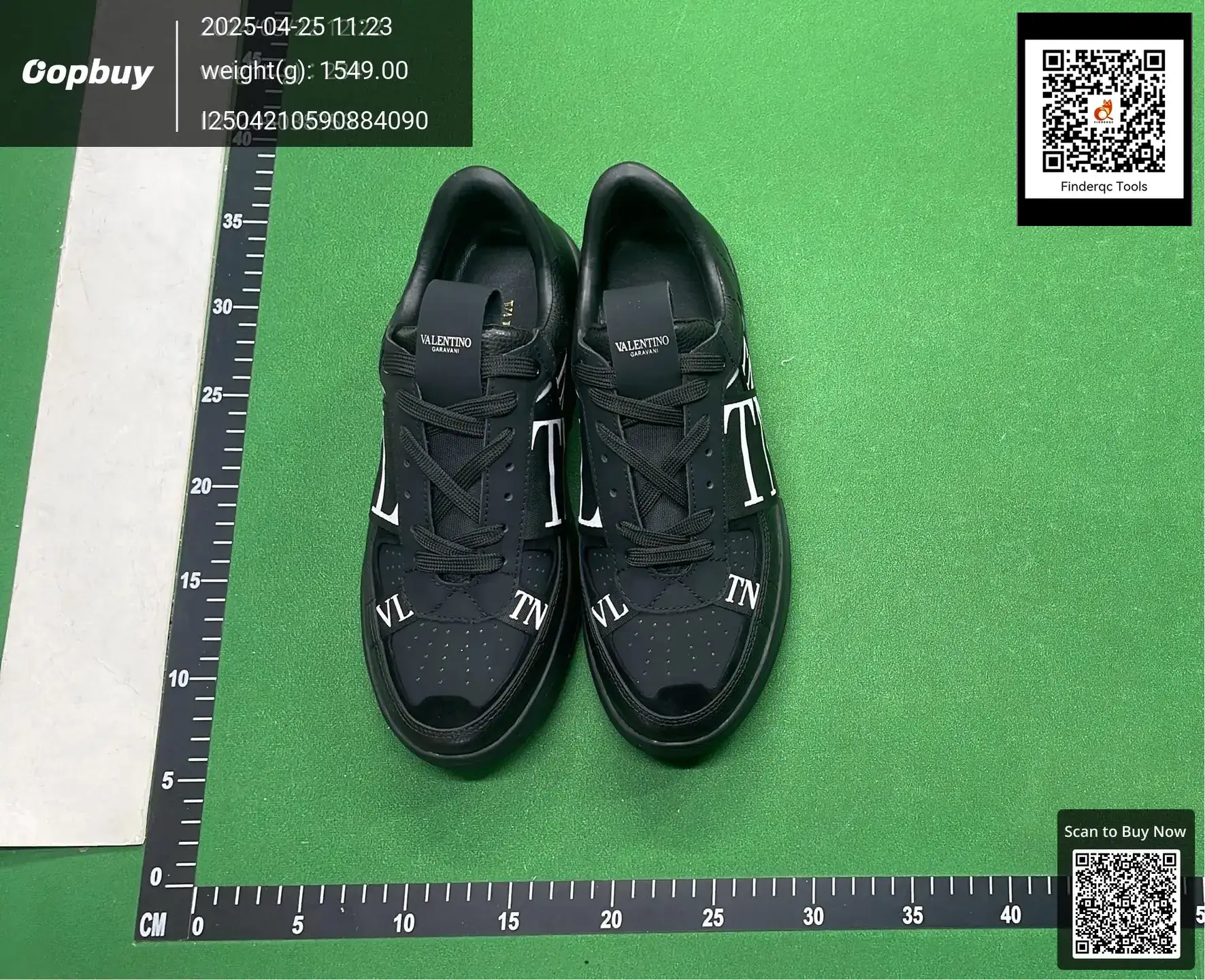 Valentino Garavani Black VLNTN Tyme Sneakers