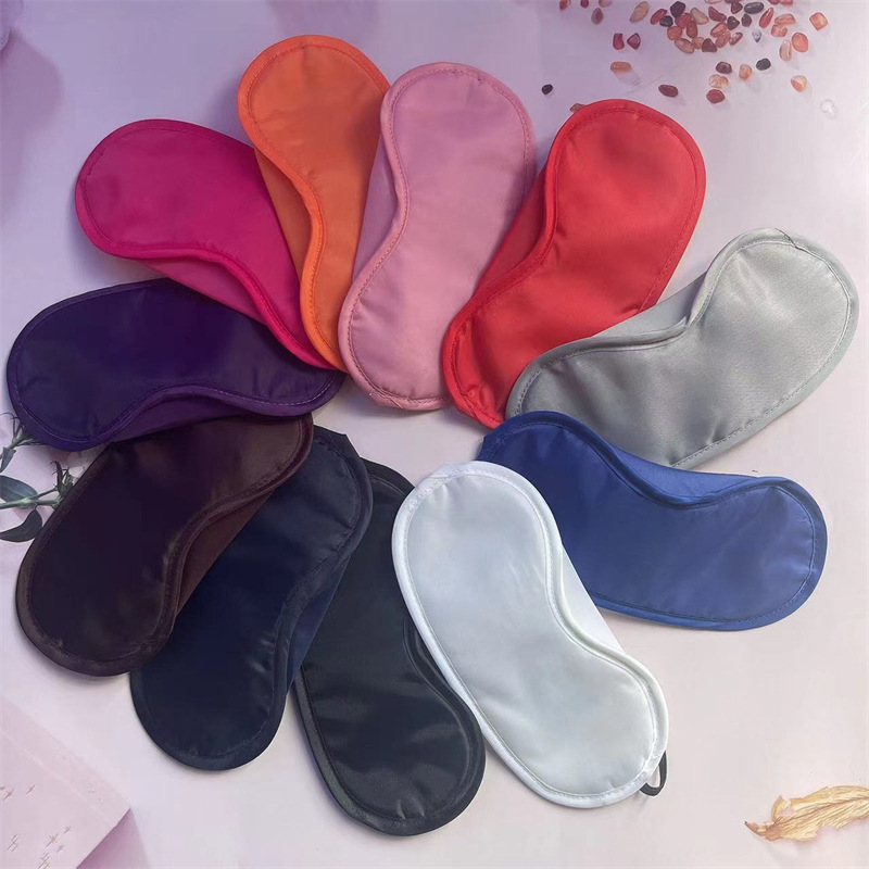 190T Polyester Taff Blocking Eye Mask Aviation Development Training Game Sleep Eye Mask Factory Spot Wholesale