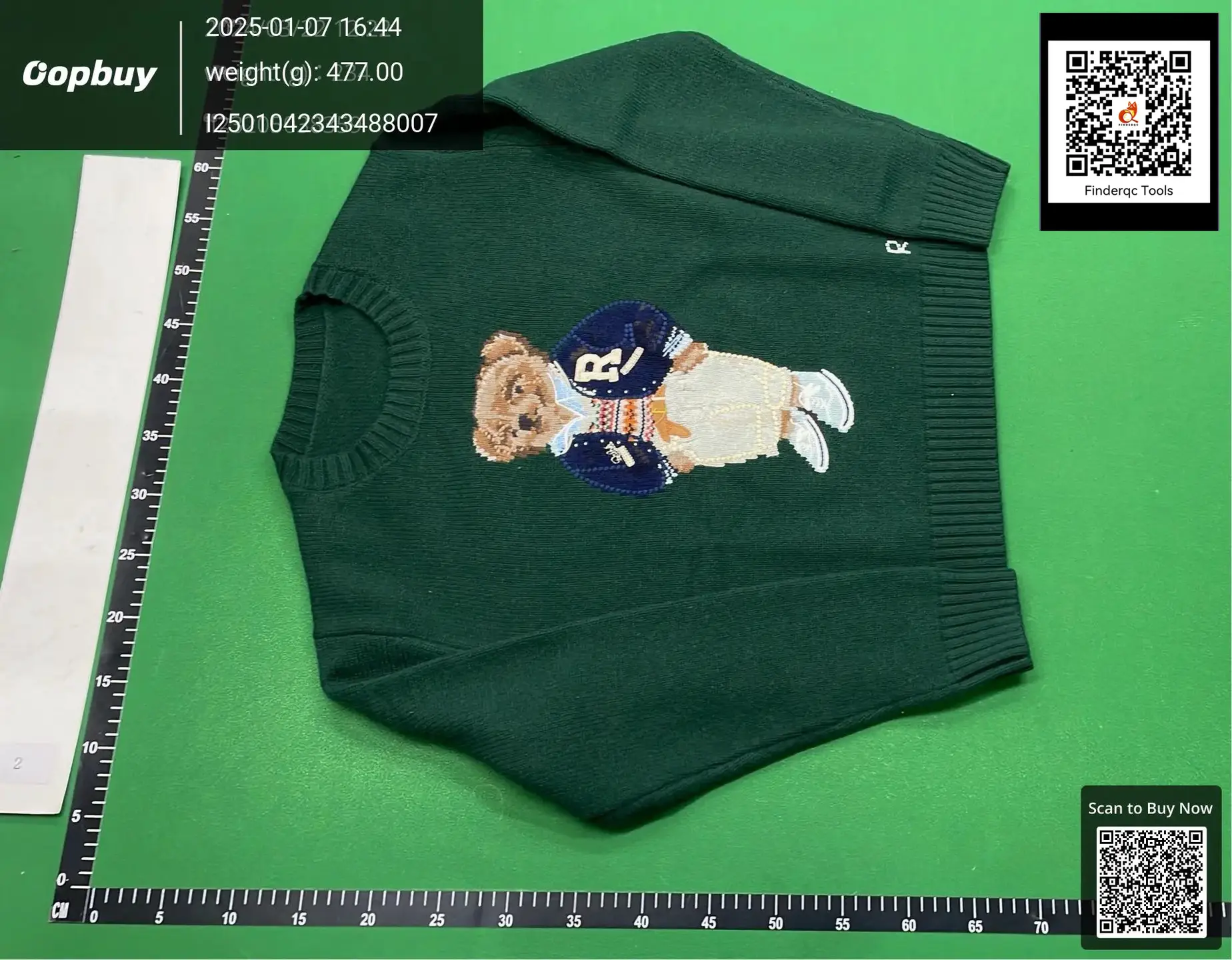 Xiaoma ~ New Autumn and Winter R Embroidered Baseball Uniform Cartoon Bear Knitwear Loose Lazy Style Versatile Knitwear