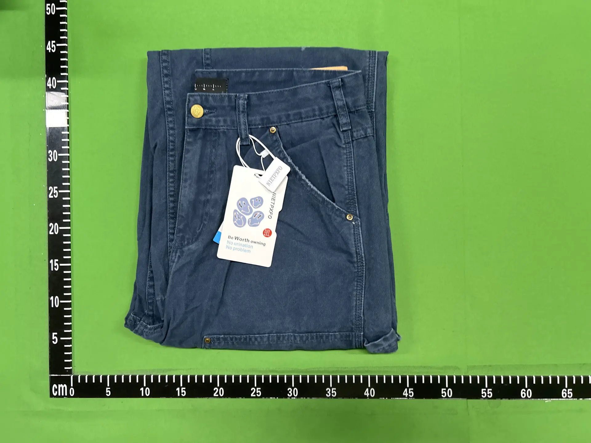 NIETPXFO Destruction Knife Cutting Water Washing Used Lumber Pants American Retro Street Loose Straight Leg Wide Leg Pants