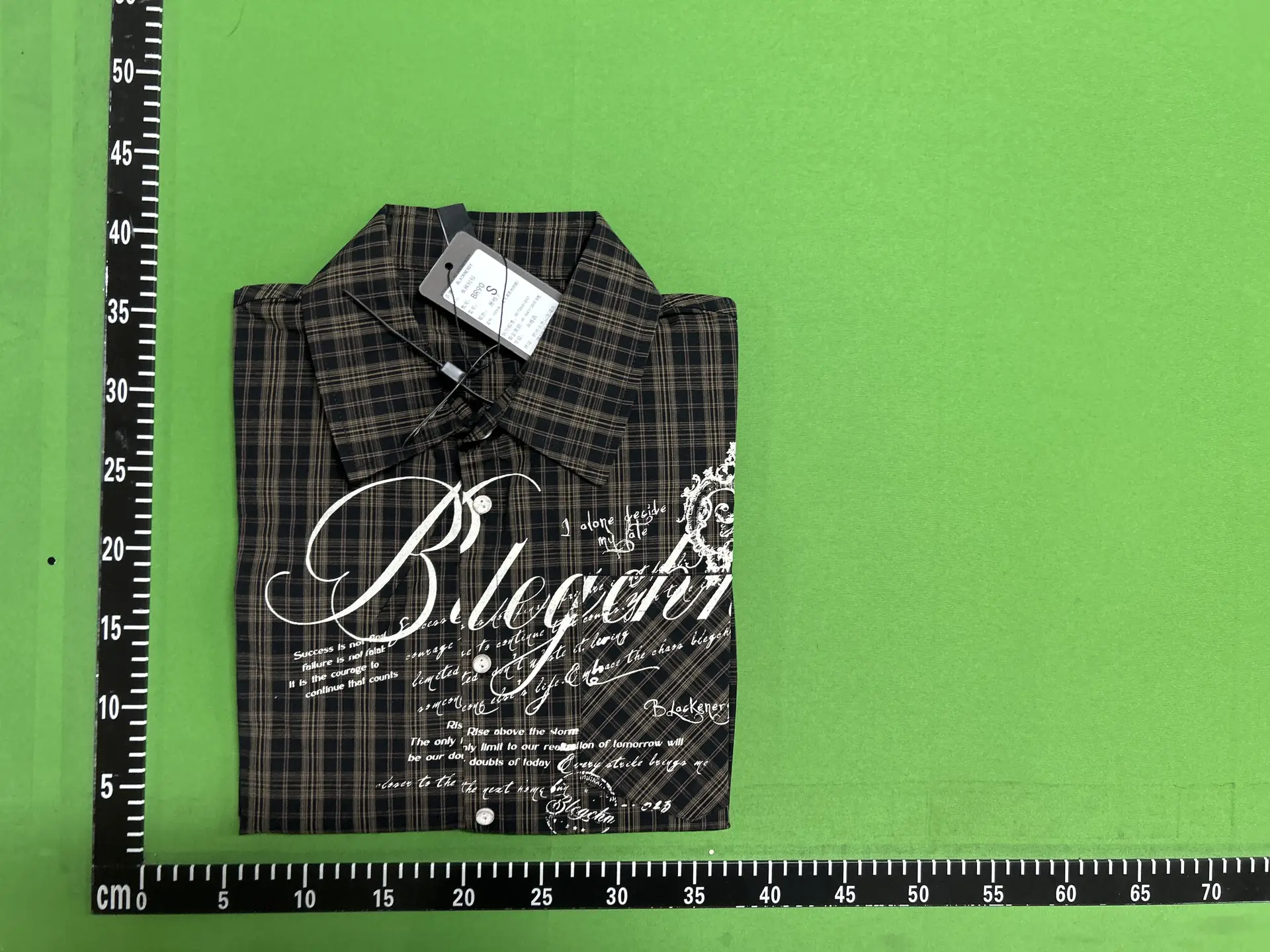 Plaid Shirt Black