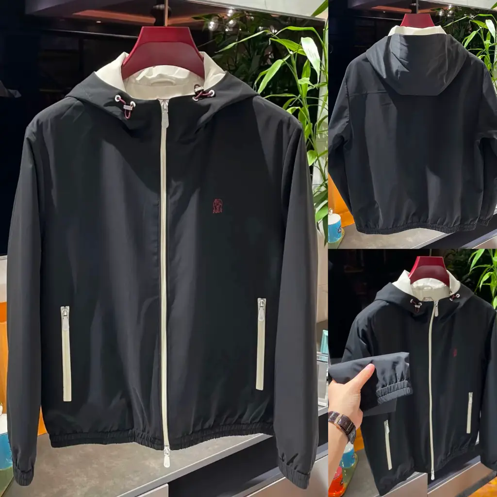 25319 Men Autum New arrival High-End Hooded jacket Outwear Handsome Style Plaid High Quality Fashion Easiest for match