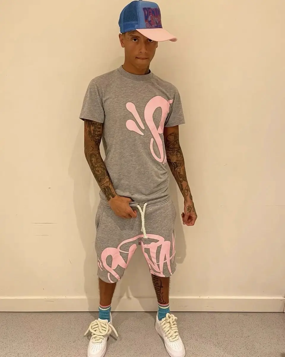 T-shirt shorts suit (high quality)