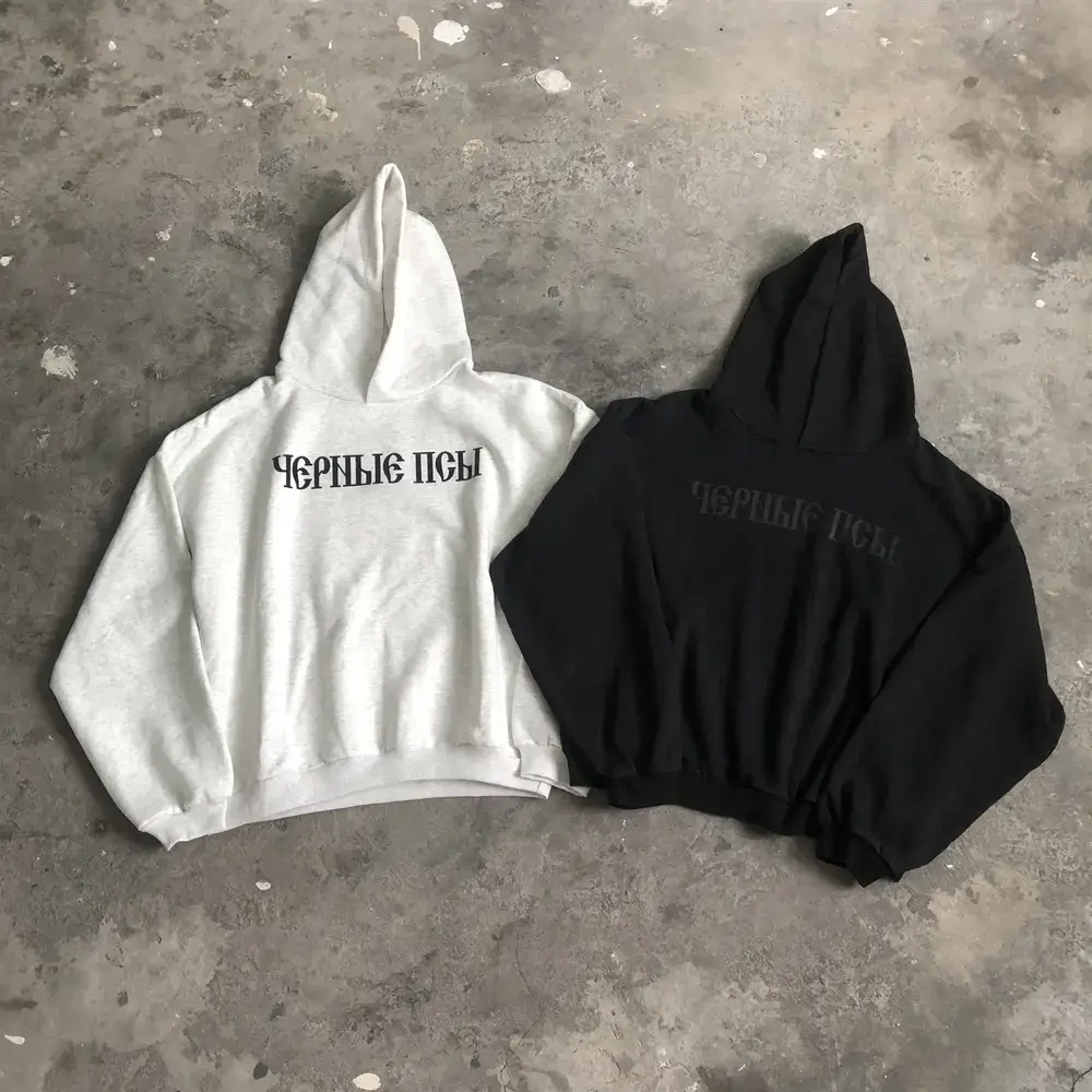 European and American Fashion Brand Kanye Kanye Same-style Letter Printed Sweater Casual Loose Couple Hoodie All-match Top