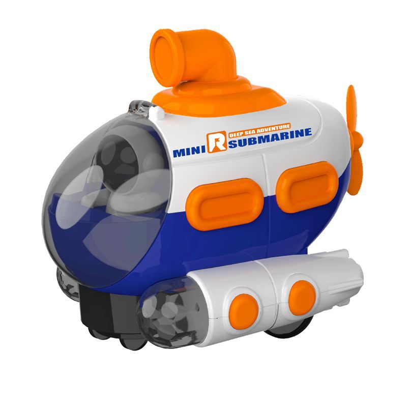 Universal submarine children's electric toy car rotating Spaceman Music projection light simulation aircraft model