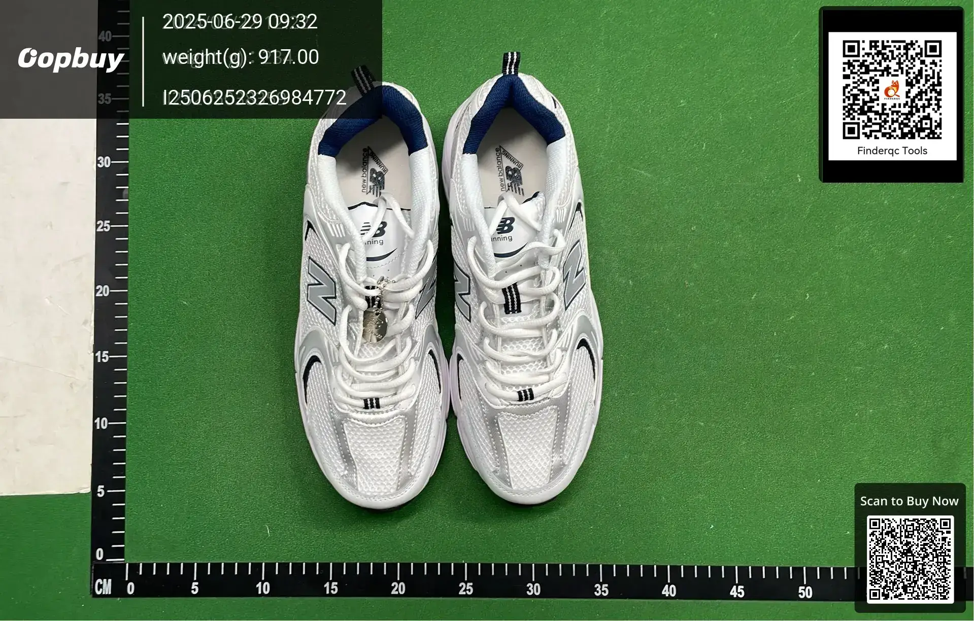 Putian High Version nb530 Grey Silver Silver Men's and Women's Pure Original Mesh Summer Couple Sports Casual Torre Shoes