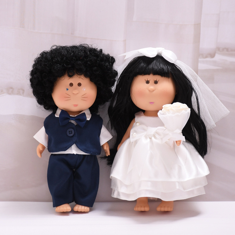 Only the Clothes] Spanish Mia Potato Doll Clothes 24cm Mia Doll Dress-Up Suit Wedding Dress Set