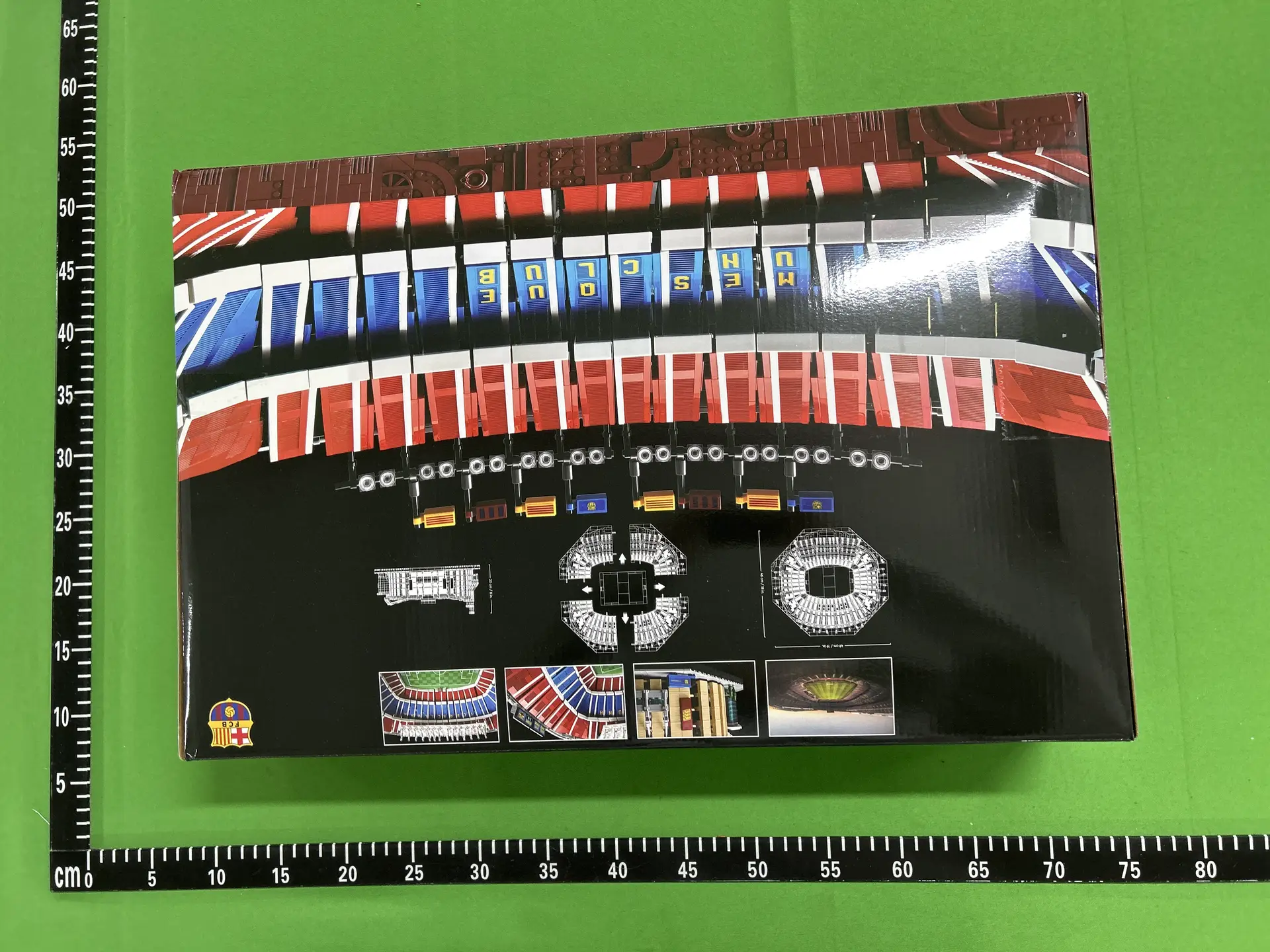 Cross-Border Suitable for Lego 10284 Barcelona Camp Nou Football Stadium 40485 Barcelona Fans Building Blocks