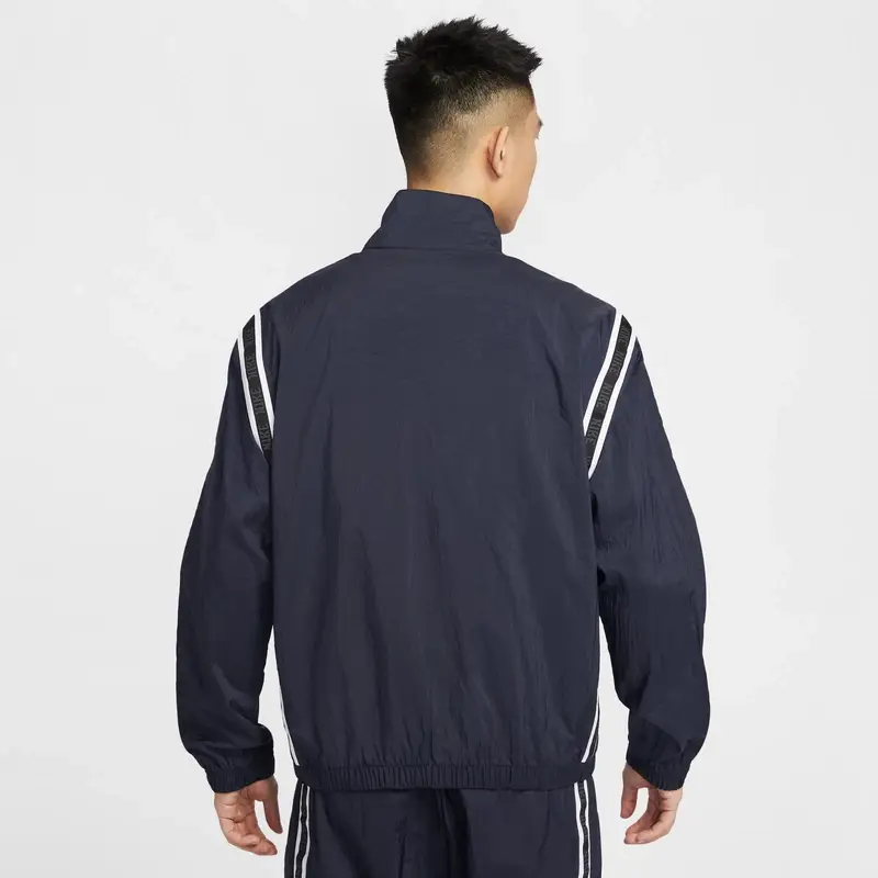 Nike Nike Outwear Men's 25 Summer New arrival High Basketball Sports Retro Woven Stand Collar jacket Ib9968-475