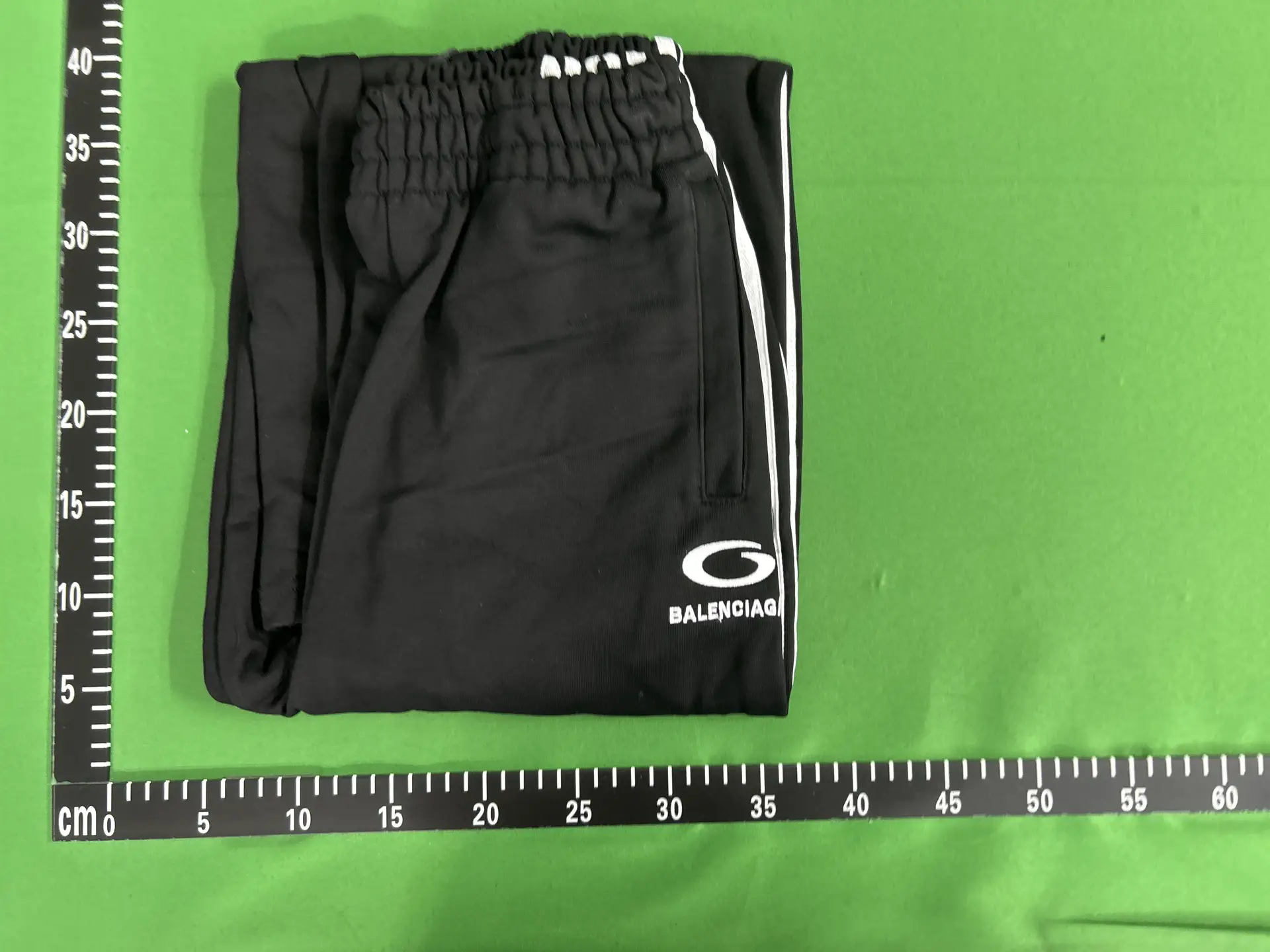 Balenciaga Track Pants Black White