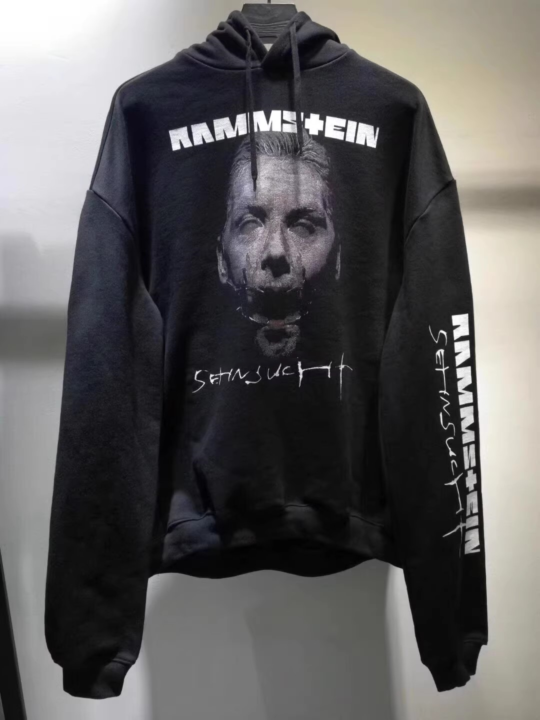 In Stock Ietements Rammstein German Tank Band Thick Hooded Sweatshirt Hoodie