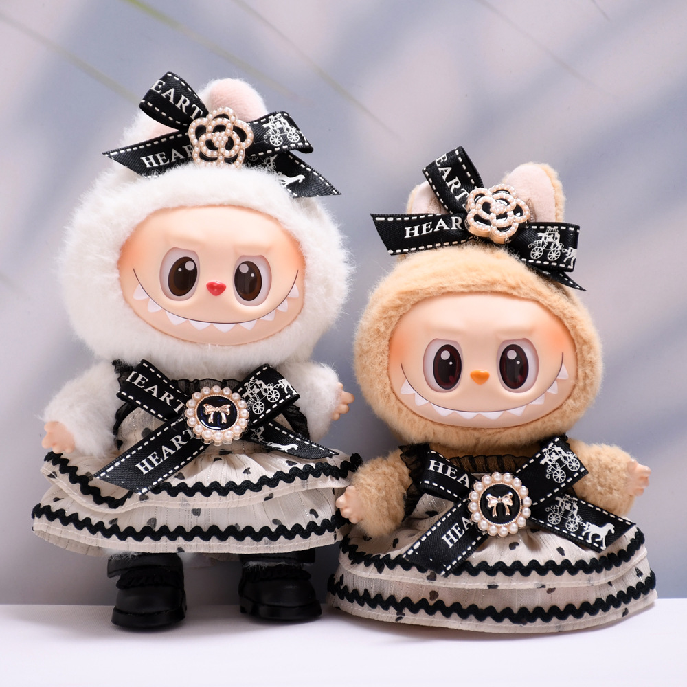Only baby clothes] one or two generation pendant labubu clothes crown princess skirt suit labubu baby clothes