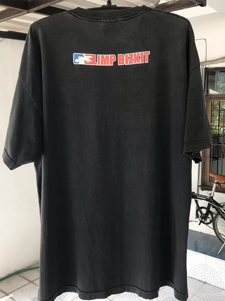 Limp Bizkit Soft Rock Band Red Baseball Cap Chic Hip-Hop Texture High Street Short-Sleeved T-Shirt for Men