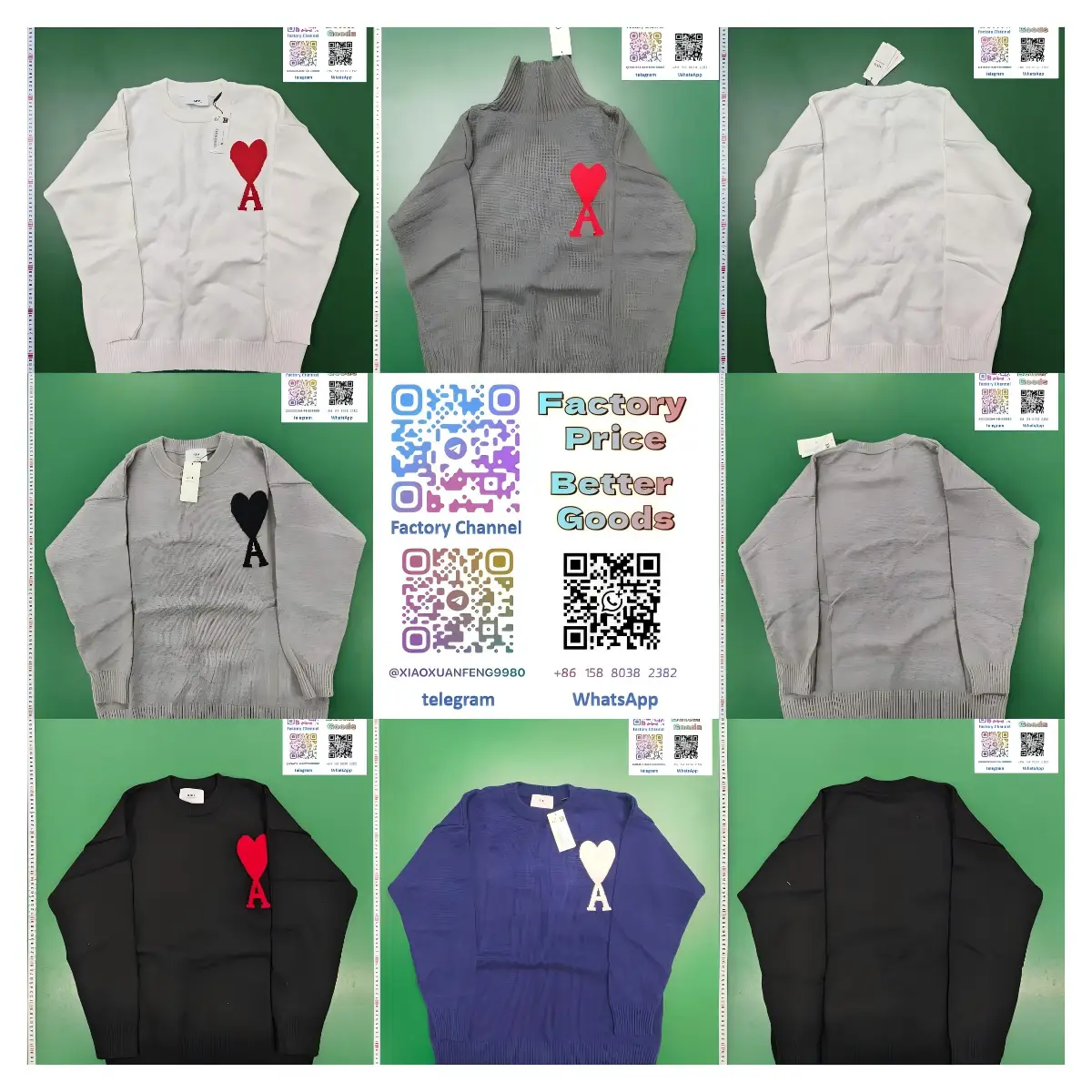 DD9-秋冬新款爱心毛衣【TOP Quality】+86 158 8038 2382