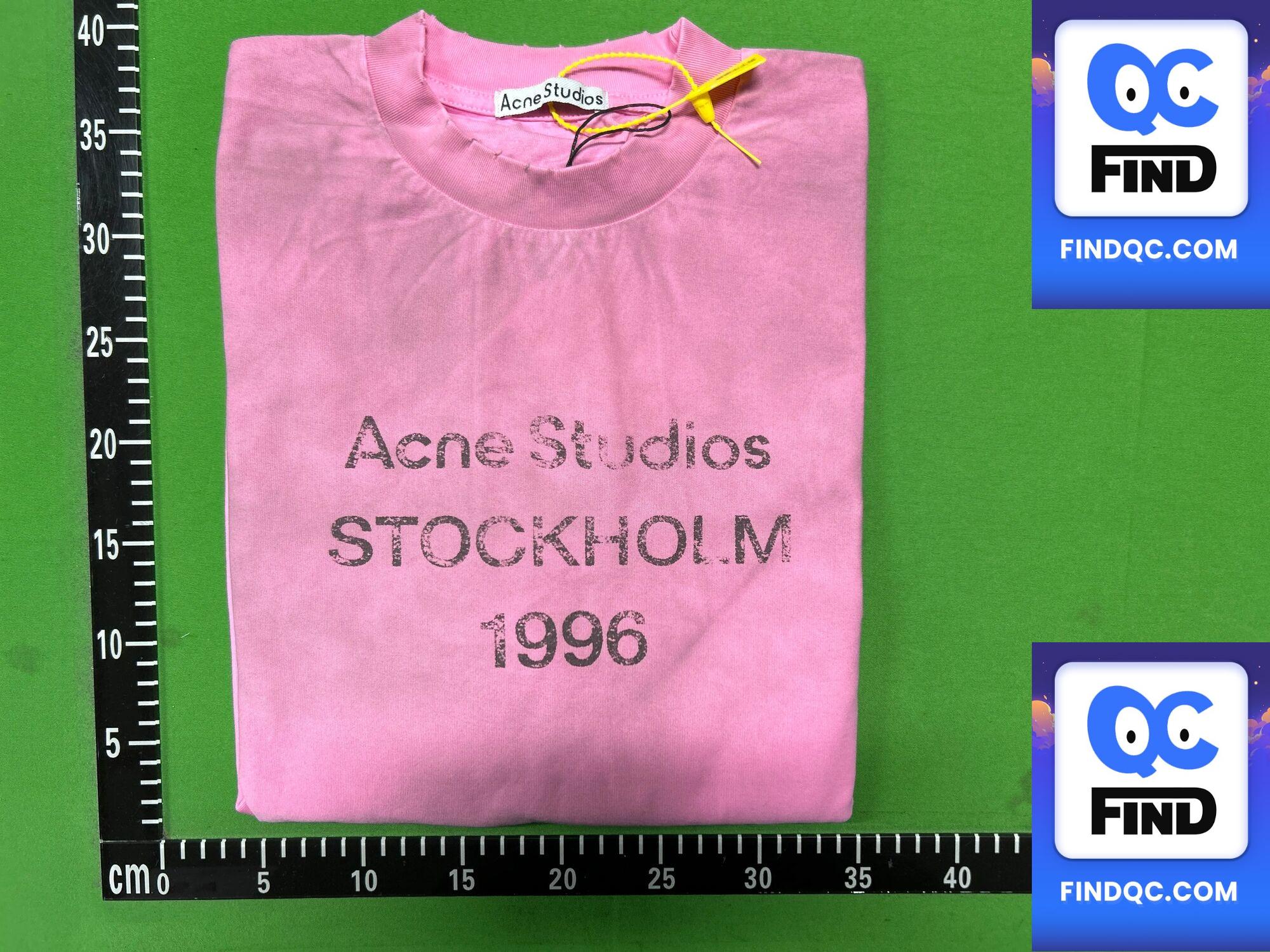 Acne Studios Stockholm 1996 Long Sleeve T-Shirt Pink QC
