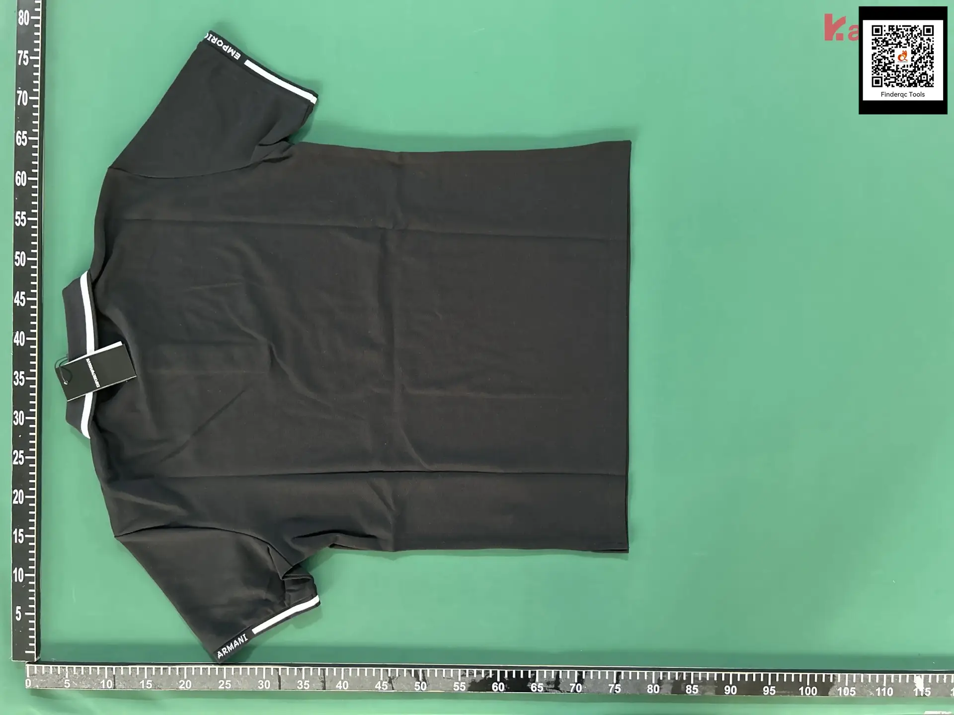 Emporio Armani Black Polo Shirt