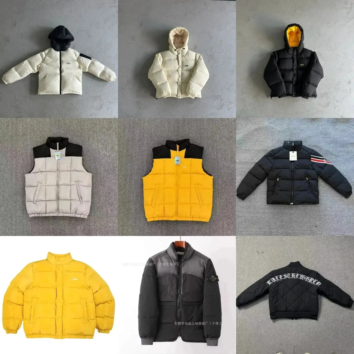GC01 White Duck Down American Hip Hop Hooded Down Jacket Men 2025 New Winter Thickened Jacket WhatsApp +86 151 5039 9023