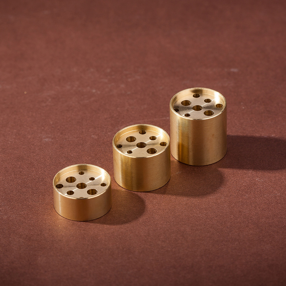 Nine-Hole Incense Insert Brass Mini Incense Rack Creative Household Multi-Functional Incense Burner Base Zen Ornaments Yiwu Wholesale