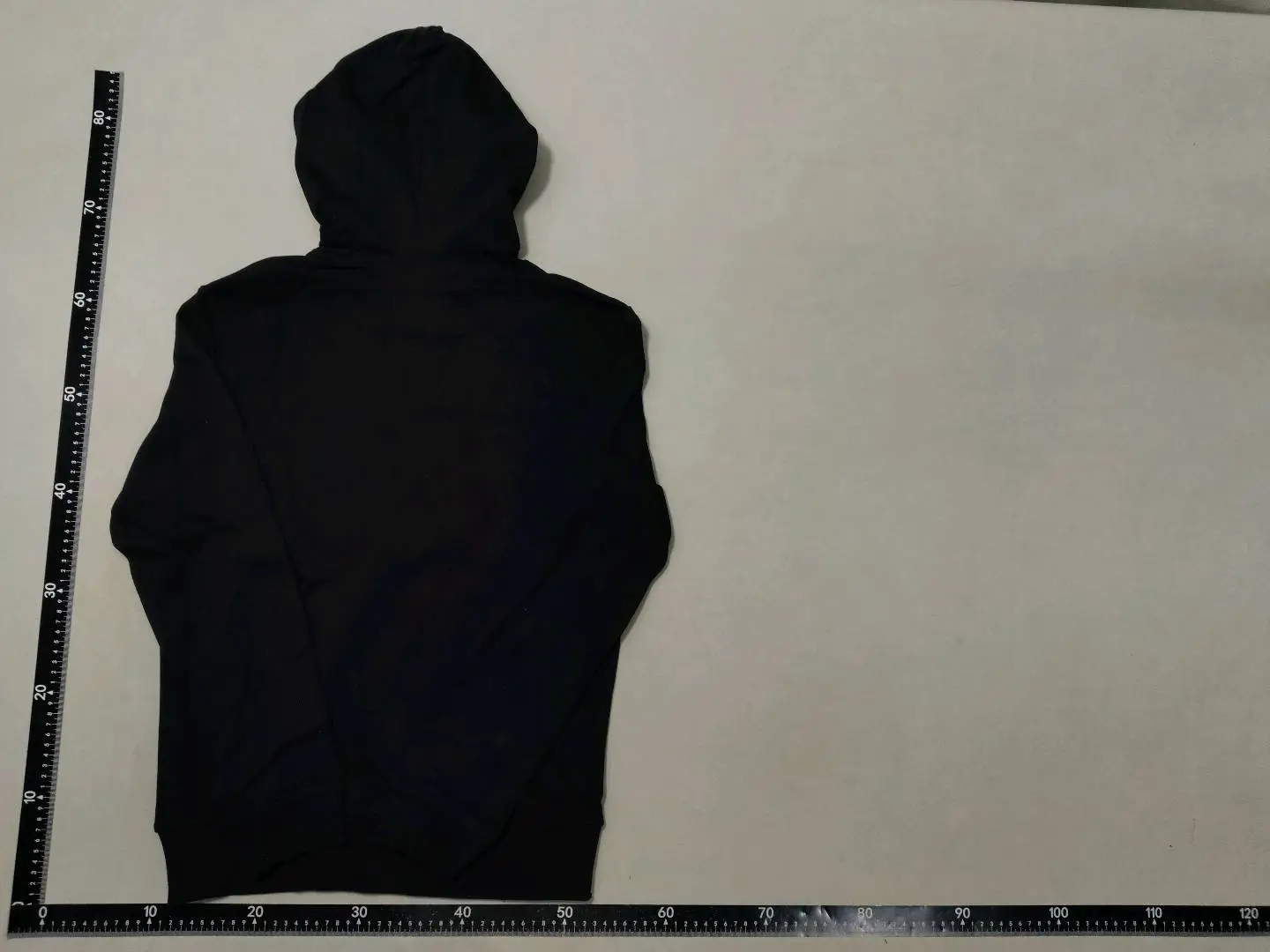 DS376 men's black hooded sweater