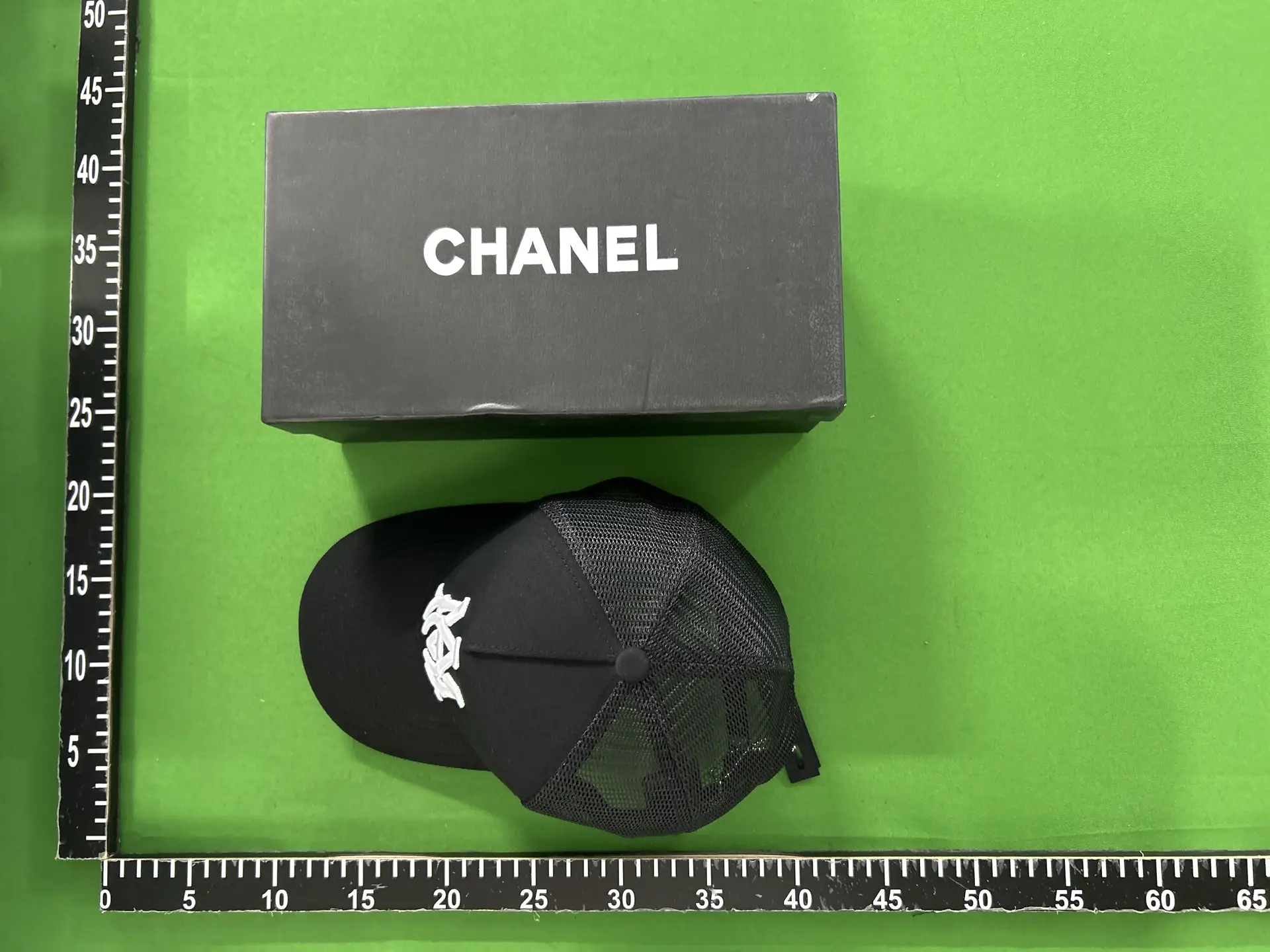 Chanel Black Trucker Hat