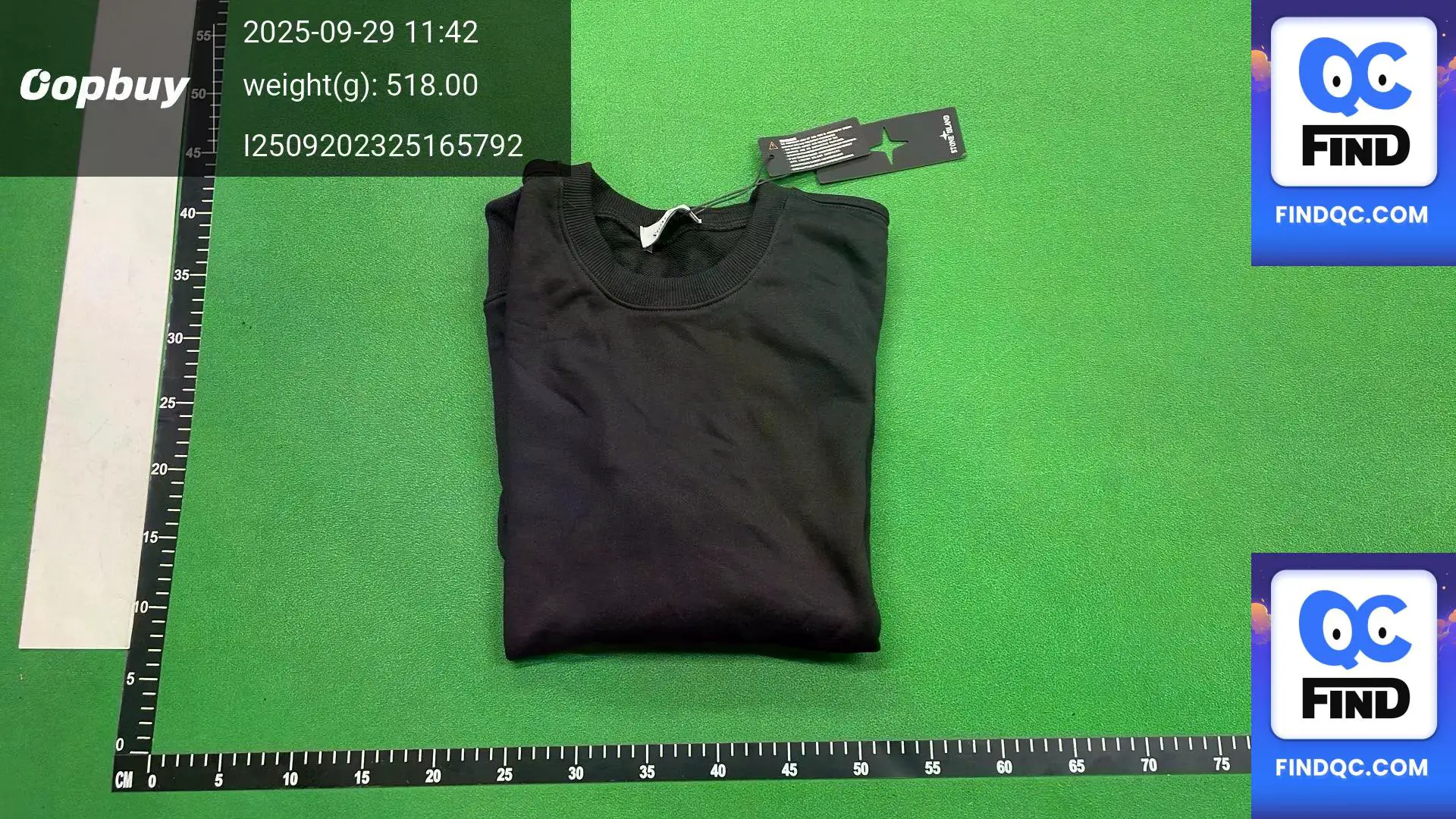 Stone Island Black Sweatshirt