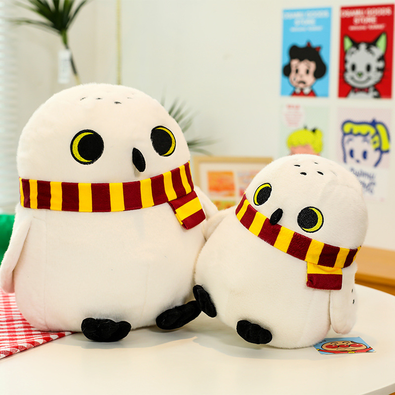 Internet Celebrant Cartoon New Harry Potter Plush Doll Hedwig Bed Pillow for Children Holiday Gifts