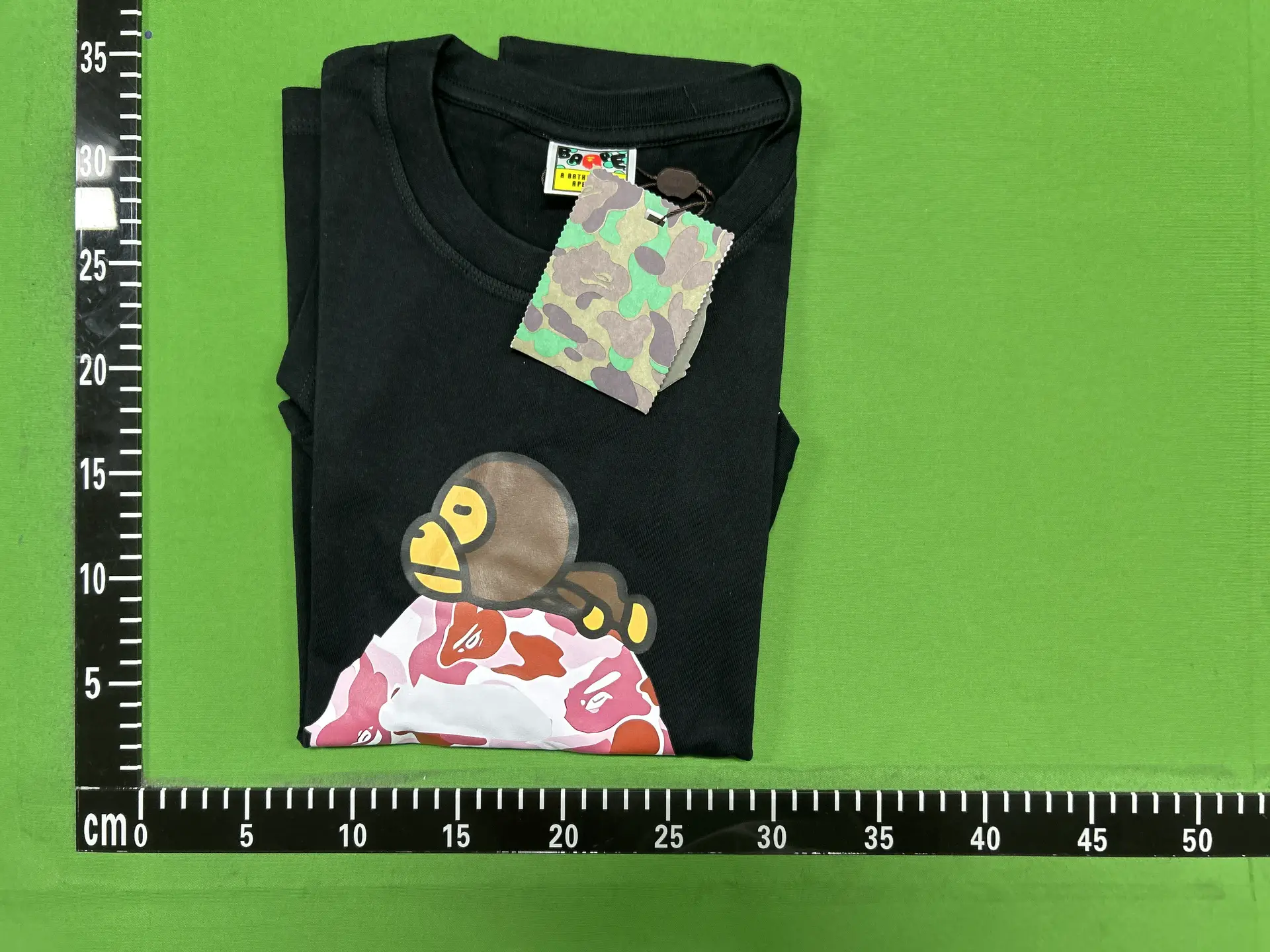 A Bathing Ape Baby Milo Camo Print T-Shirt