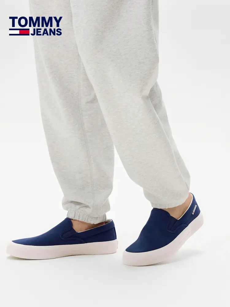 [Light Boat Shoes] Tommy25 New arrival Spring/Summer Men's Clothing Cotton Bean Bag Slip-On Casual Shoes Canvas Shoes