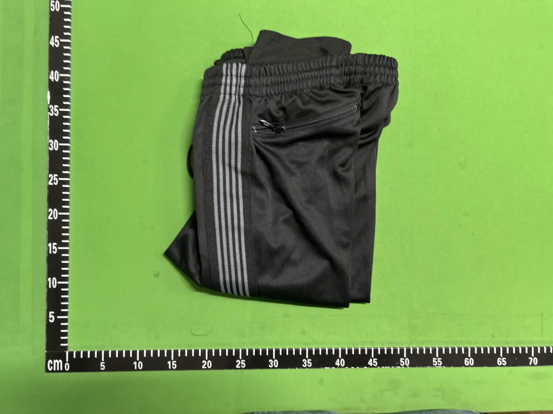 Left Hu Fold Side Vertical Stripe 36 Color Straight Pants 11121104