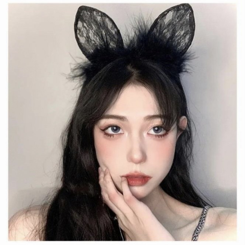 Soft Girl Cute Cat Ear Headband Animal Ear Headband Cat Maid Cos Dress Headband Lolita Decorative Hair Accessories