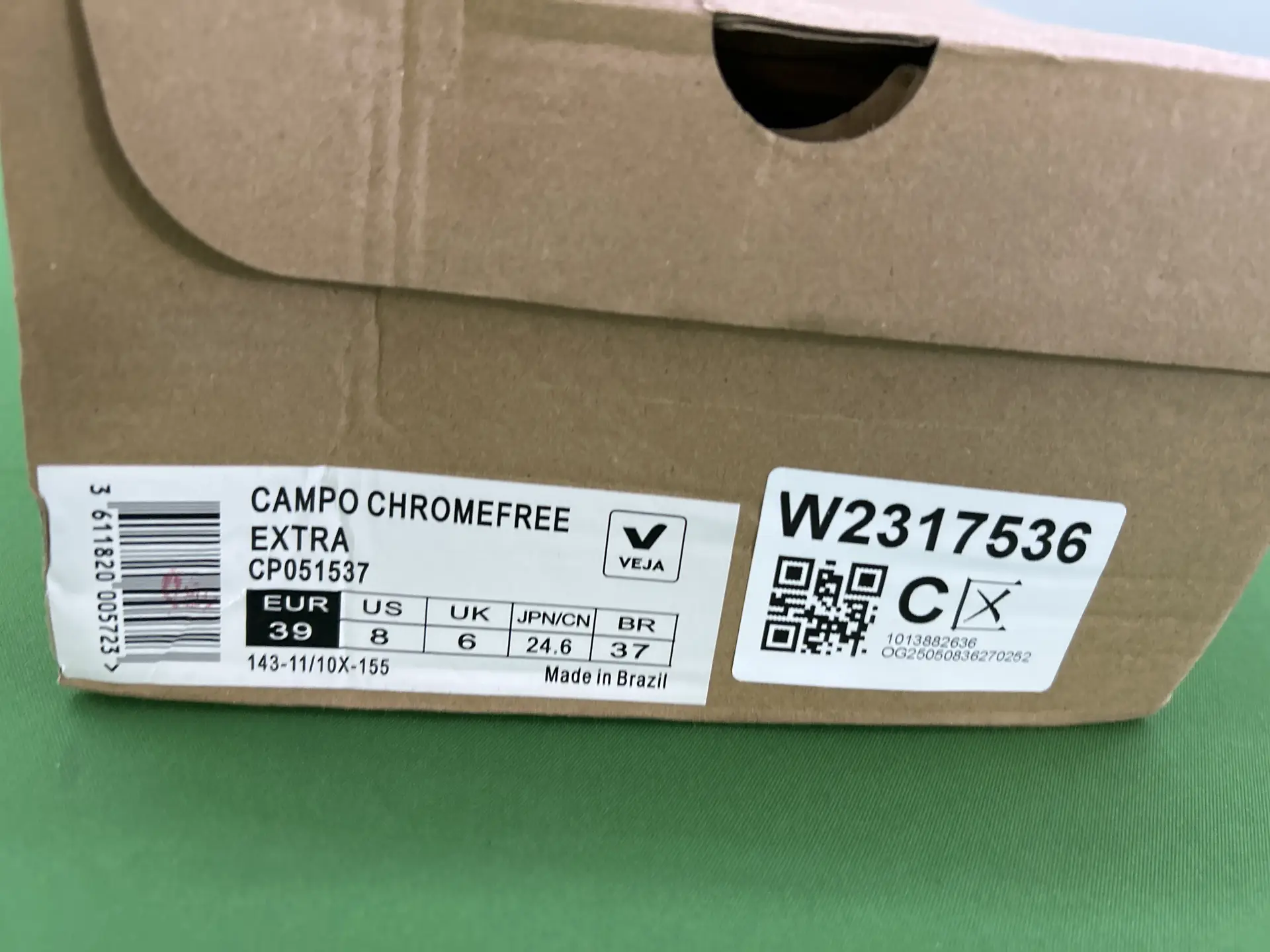 Veja Campo Chromefree Extra White Shoes