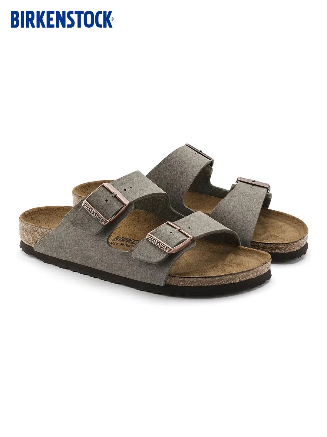 Birkenstock Birkenstock German Import Men's and Women's Classic Plaid Easiest for match Cork Arizona Double Buckle Slippers