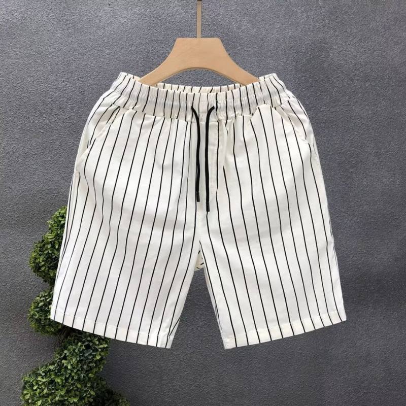 Fashion Striped Shorts for Men, Summer Slim-Fit Five-Point Pants, 2026 New Summer Style, Trendy Men's Casual Shorts for Outdoor Wear
