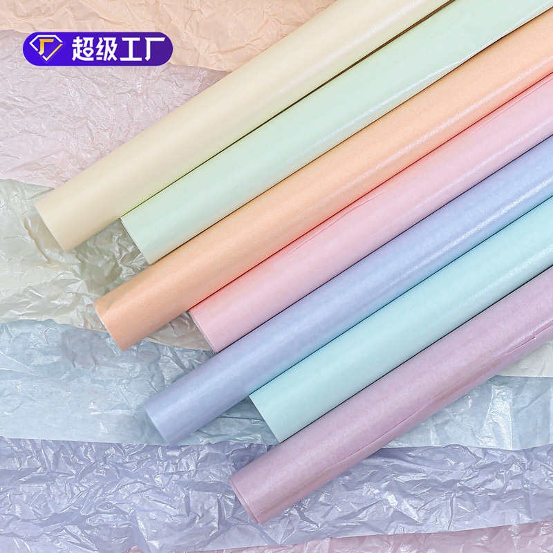 Thickened 38g Pearlescent Sydney Paper Waterproof bouquet Liner Paper Gift Hand-Kneaded Paper Baking Cake Floriculture Packaging Material