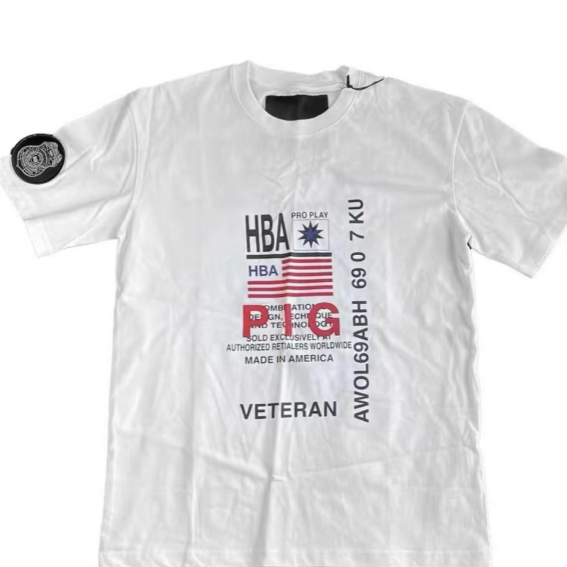 Capper Same Style Hba Pig Little White Pig Trendy Brand Print Unisex Loose ins Style Short-Sleeve T-Shirt
