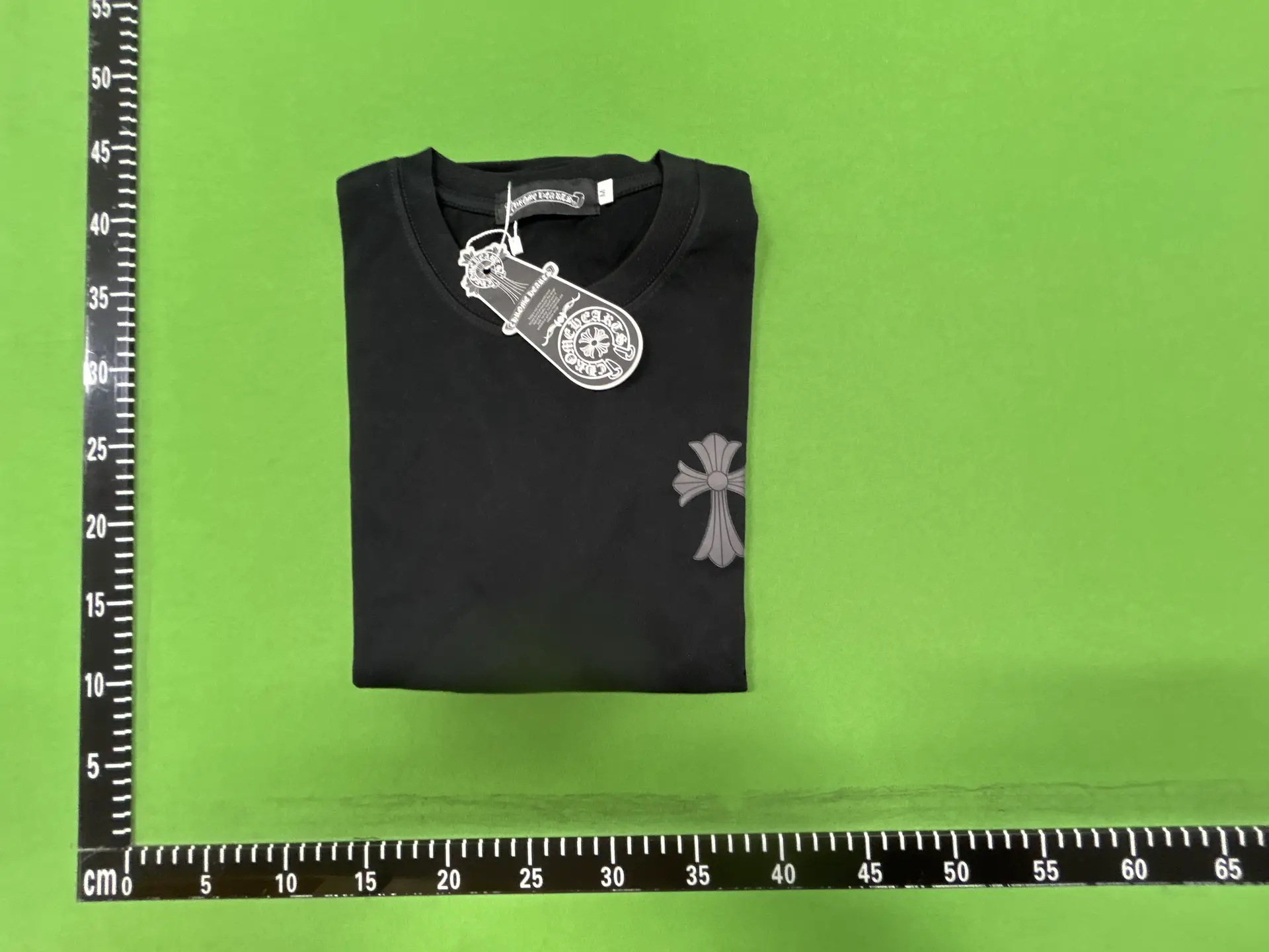 25S Cross-Border Trendy Brand Chrome Hearts Heavy-Duty Loose and Versatile Couple Short-Sleeved T-Shirt