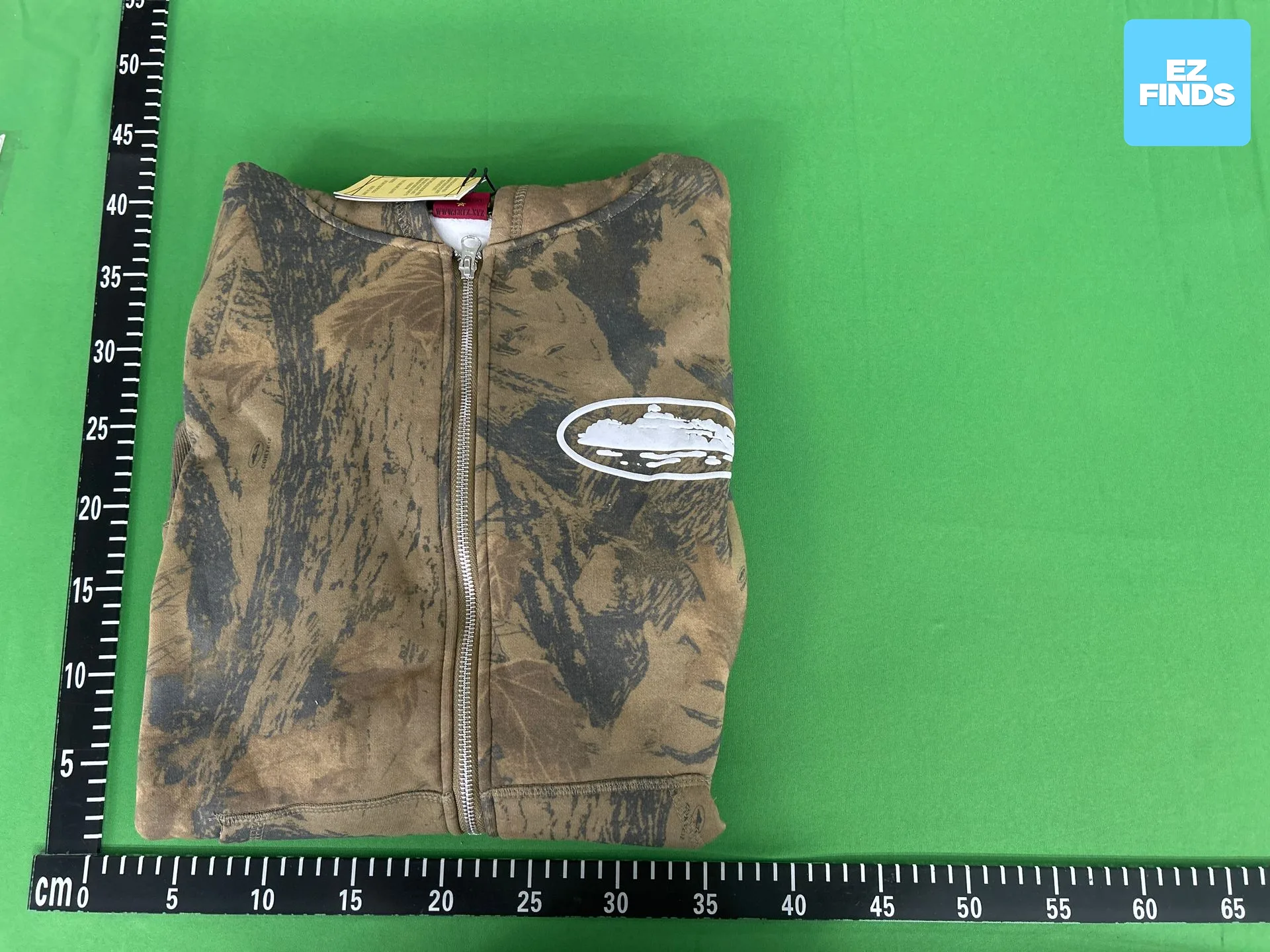 Vintage Camouflage Left White Oval Island Straight-Leg Pants Brown Zipper Hoodie Set 77061642 QC photo from TAOBAO on Qualit.ly QC