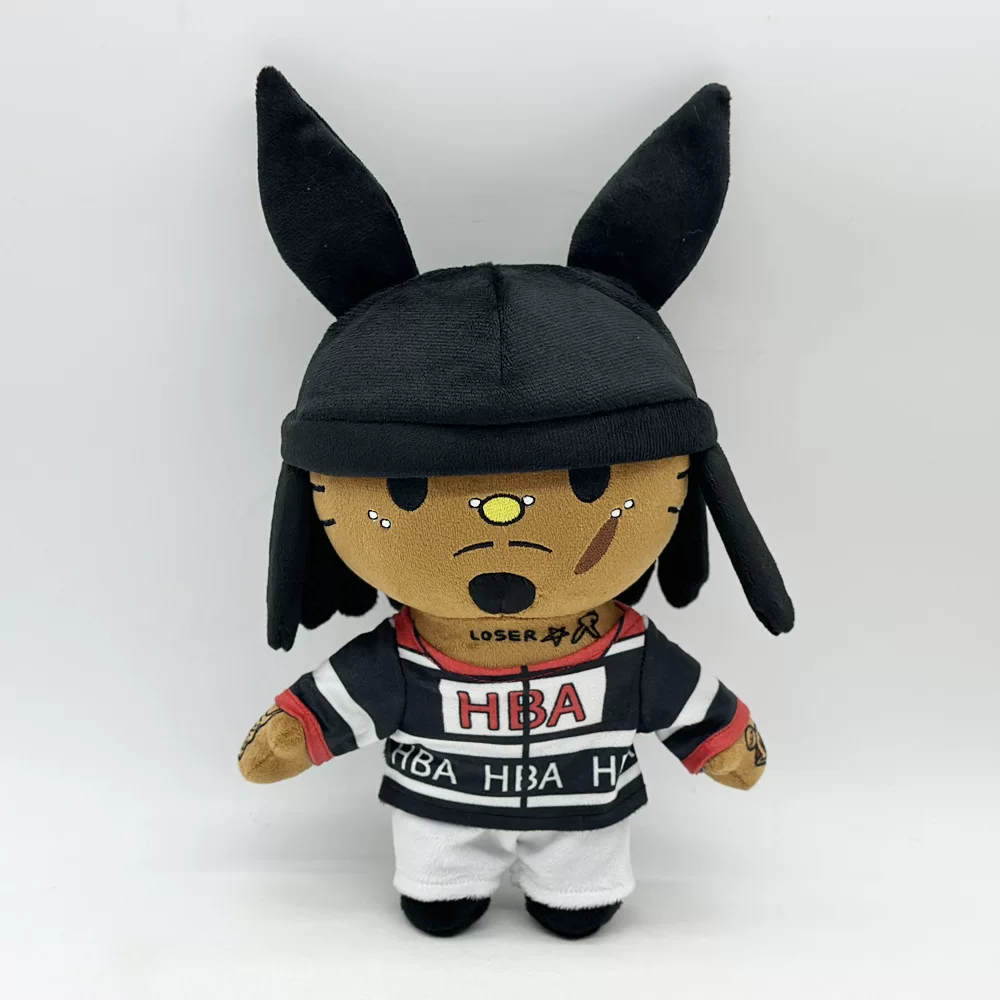 Playboi Carti Rapper Plush Doll Hello Kitty Doll Birthday Gift