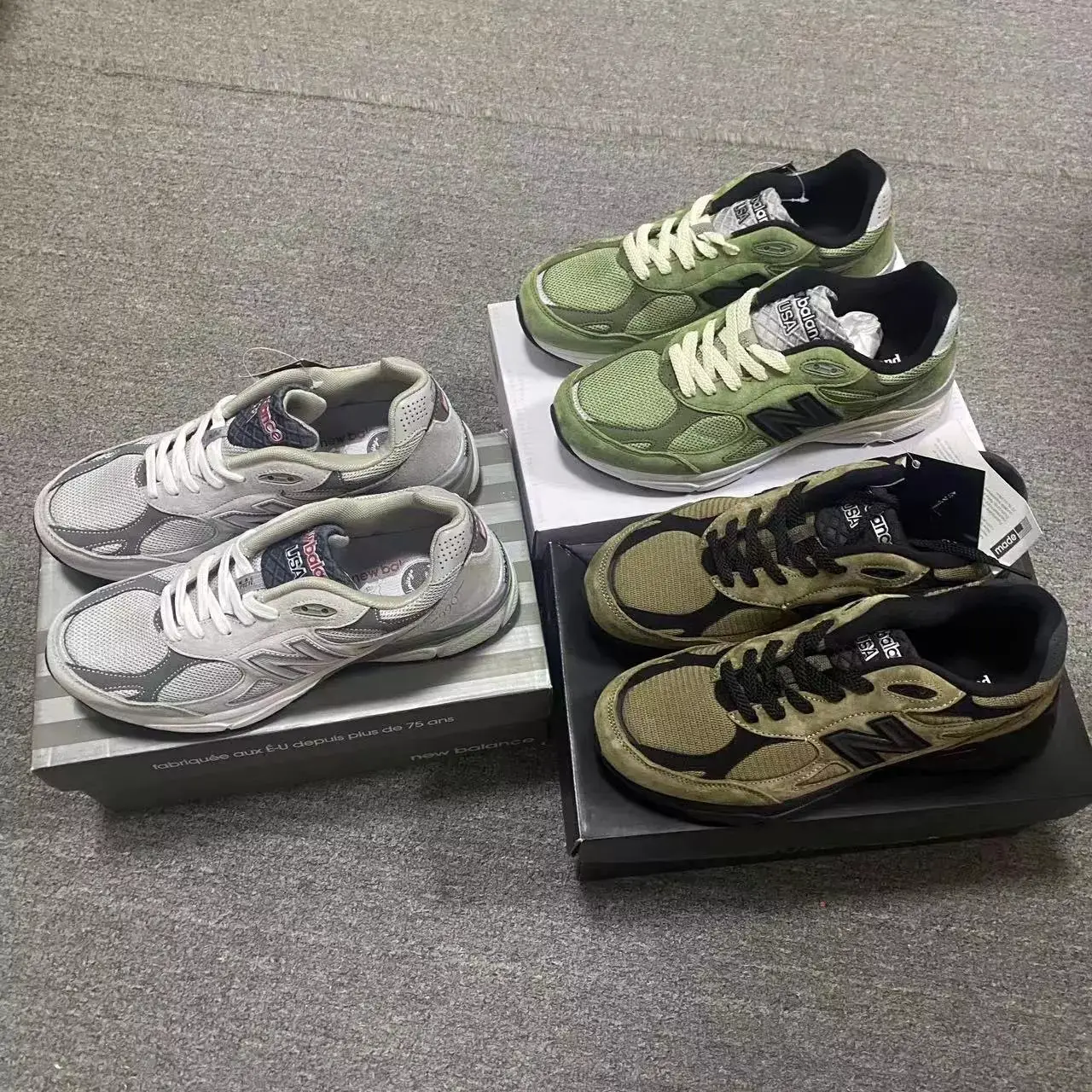 原鞋开发 N990 V3真碳跑步鞋 男女同款