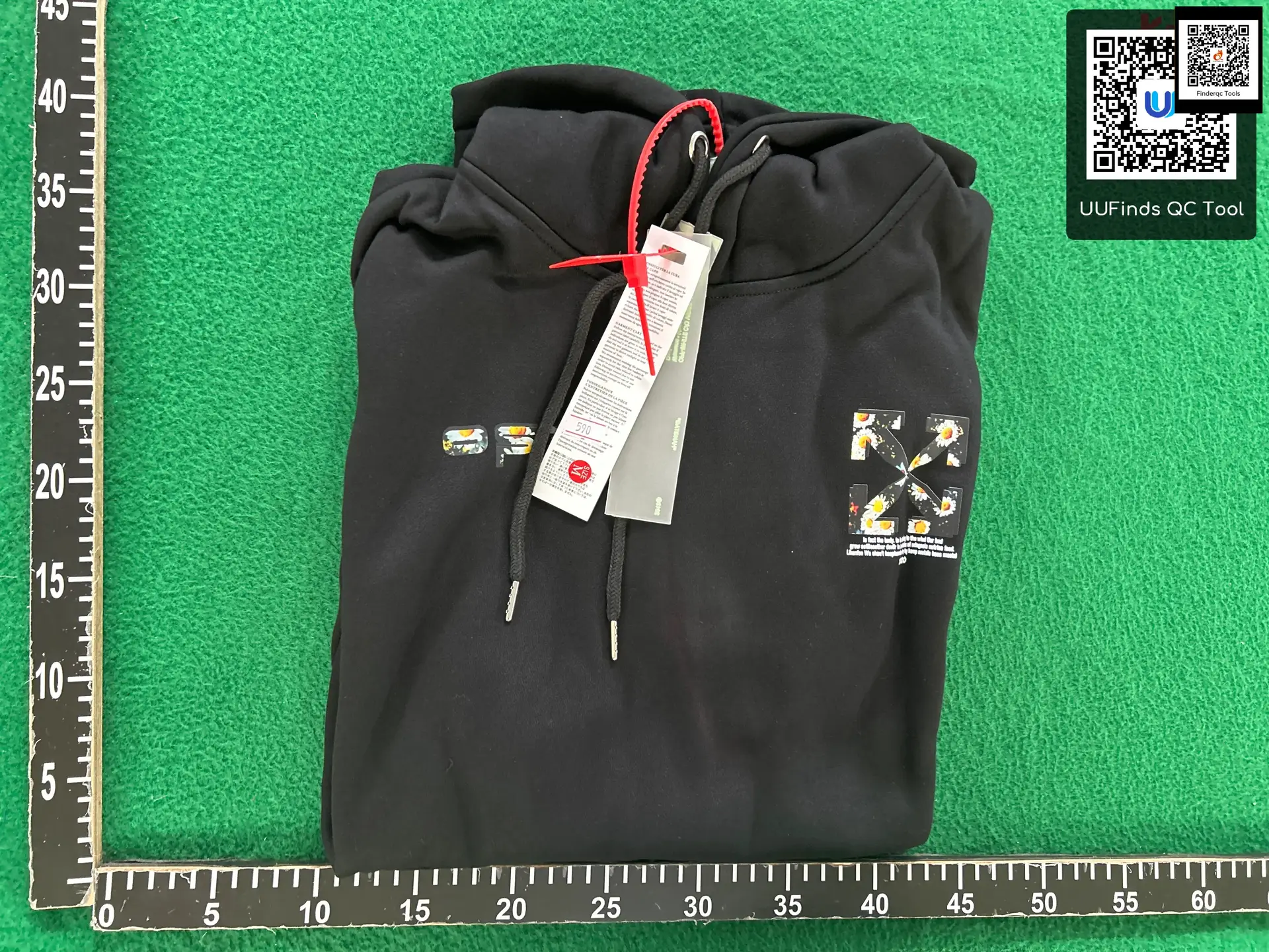 Off-White Daisy Arrow Hoodie Black